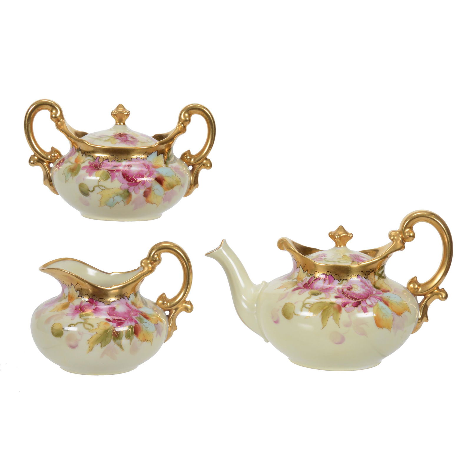 Tea Set, Three Piece, Pickard Mark #5 (1 of 4)