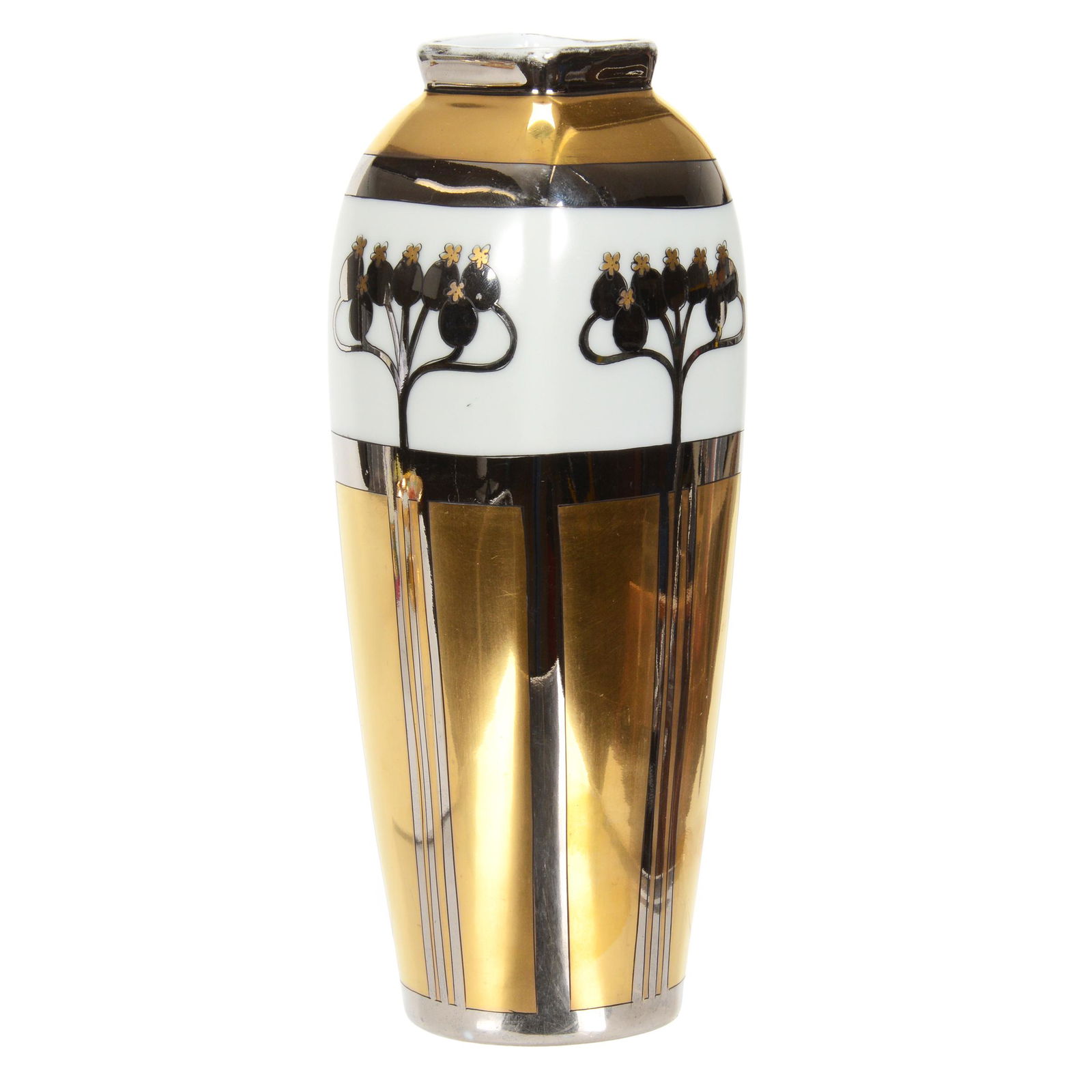 Vase, Four Sided, Pickard Mark #7 (1 of 4)