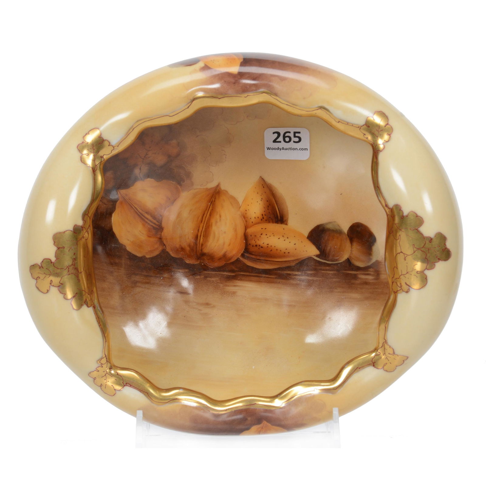 Oval Bowl, Footed, Pickard Mark #6 (1 of 4)