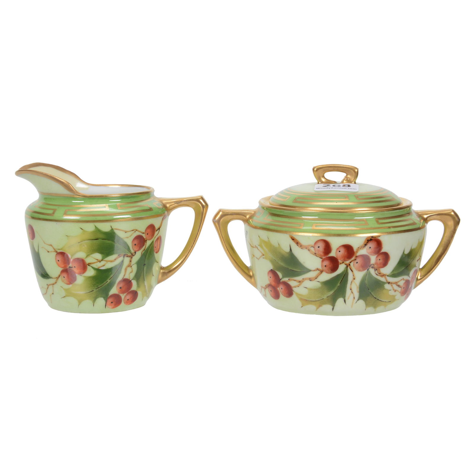 Creamer And Sugar Set, Pickard Mark #5 (1 of 4)