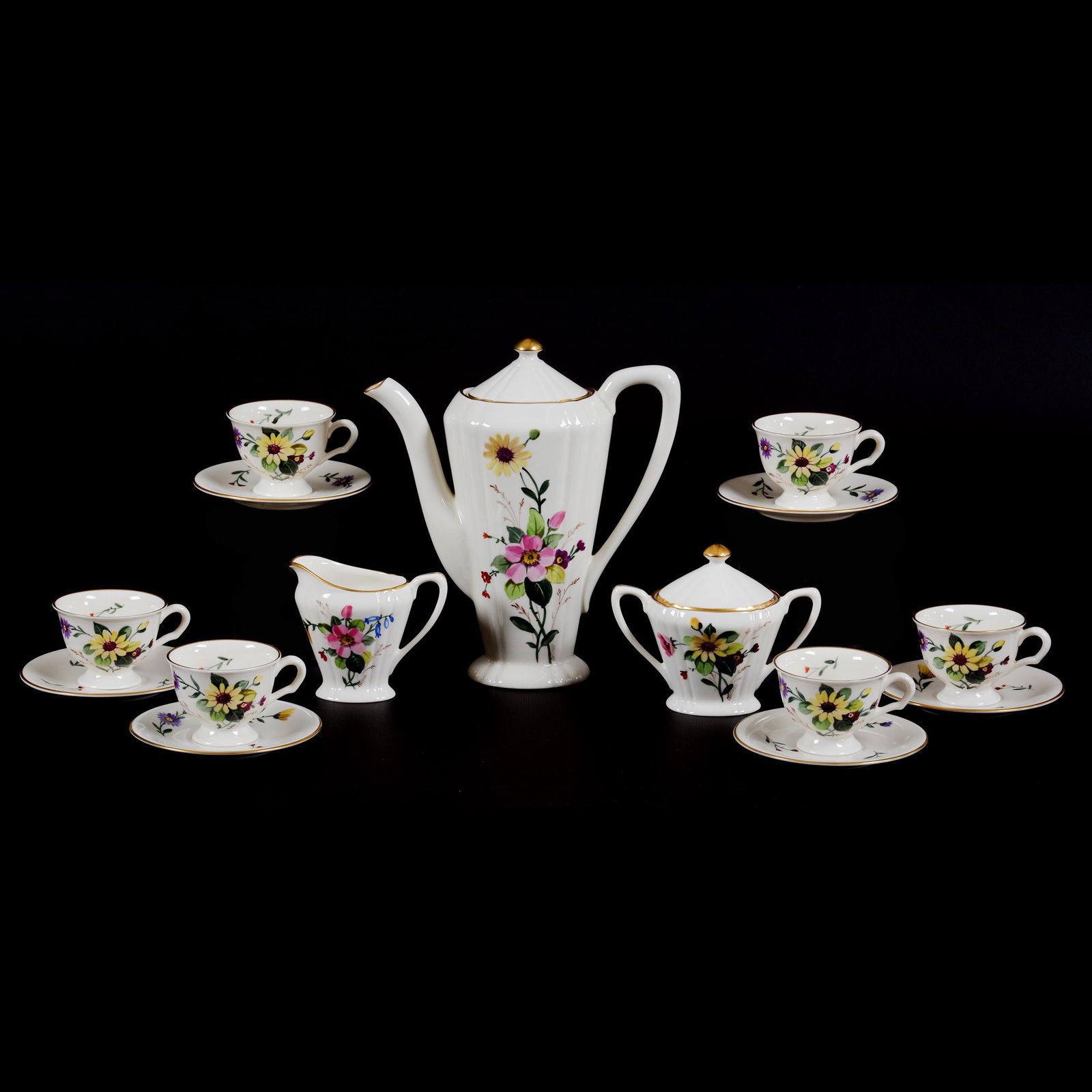 Coffee Set, Pickard Mark #18 (1 of 3)