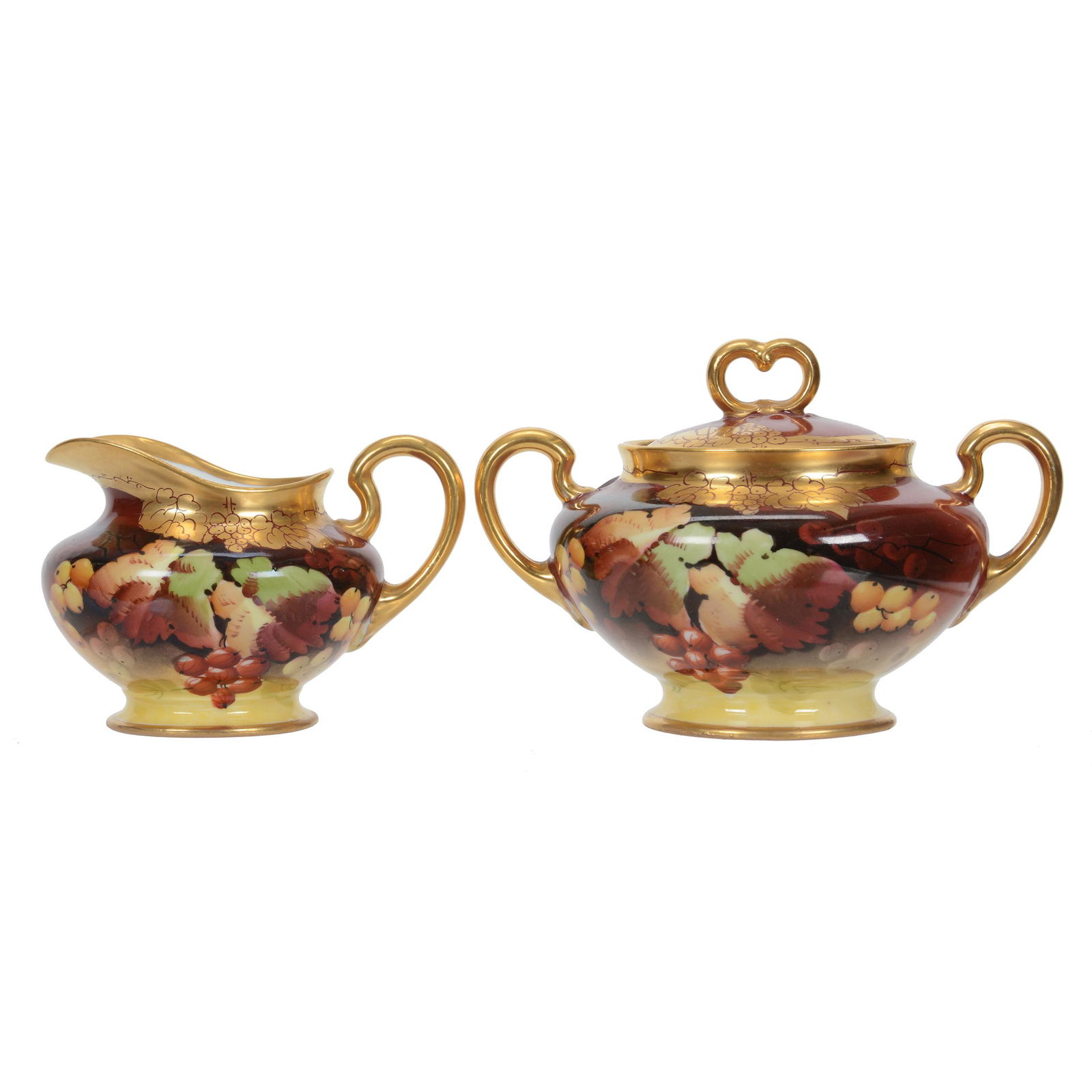 Creamer And Sugar Set, Pickard Mark #5 (1 of 4)