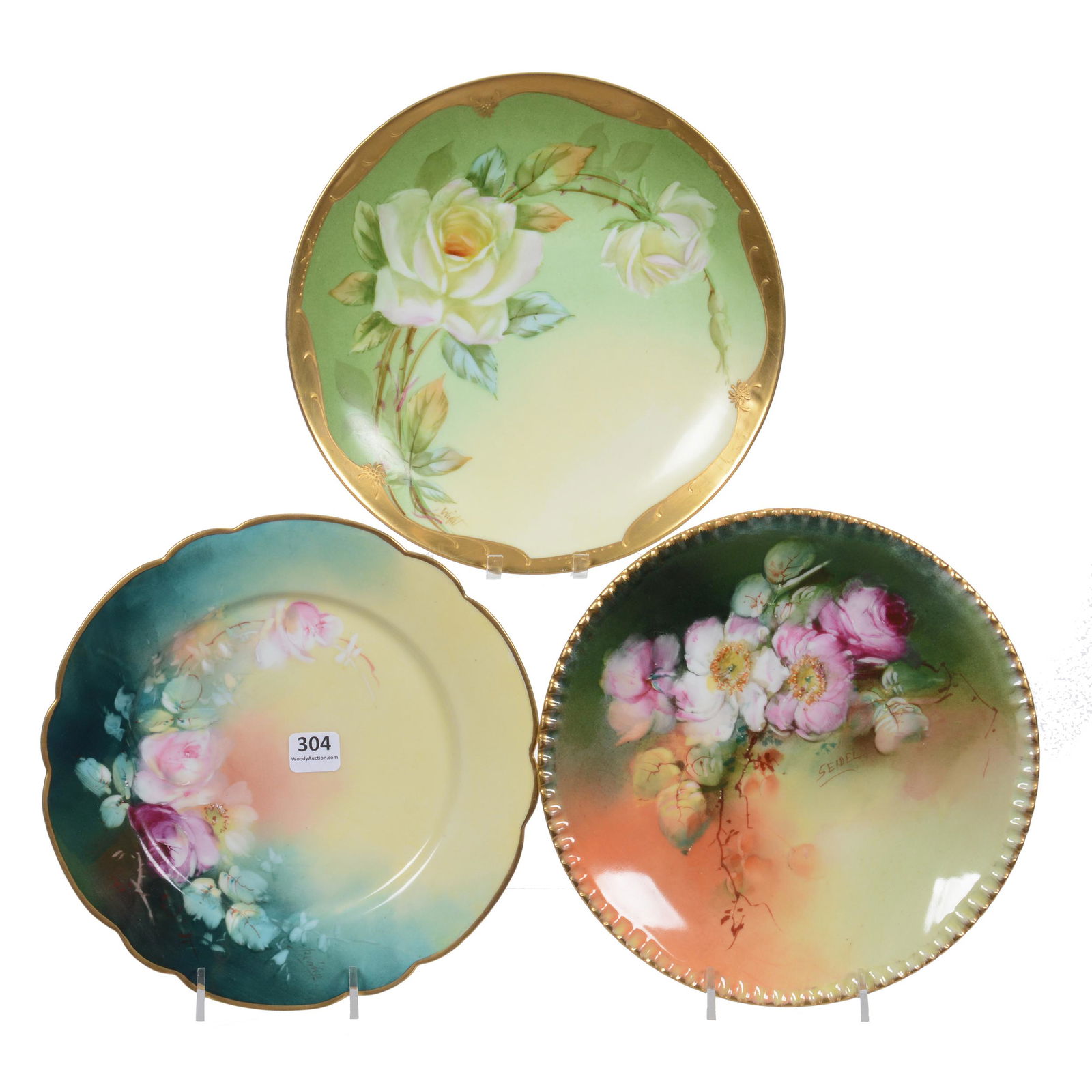 (3) Plates Attributed To Pickard (1 of 5)