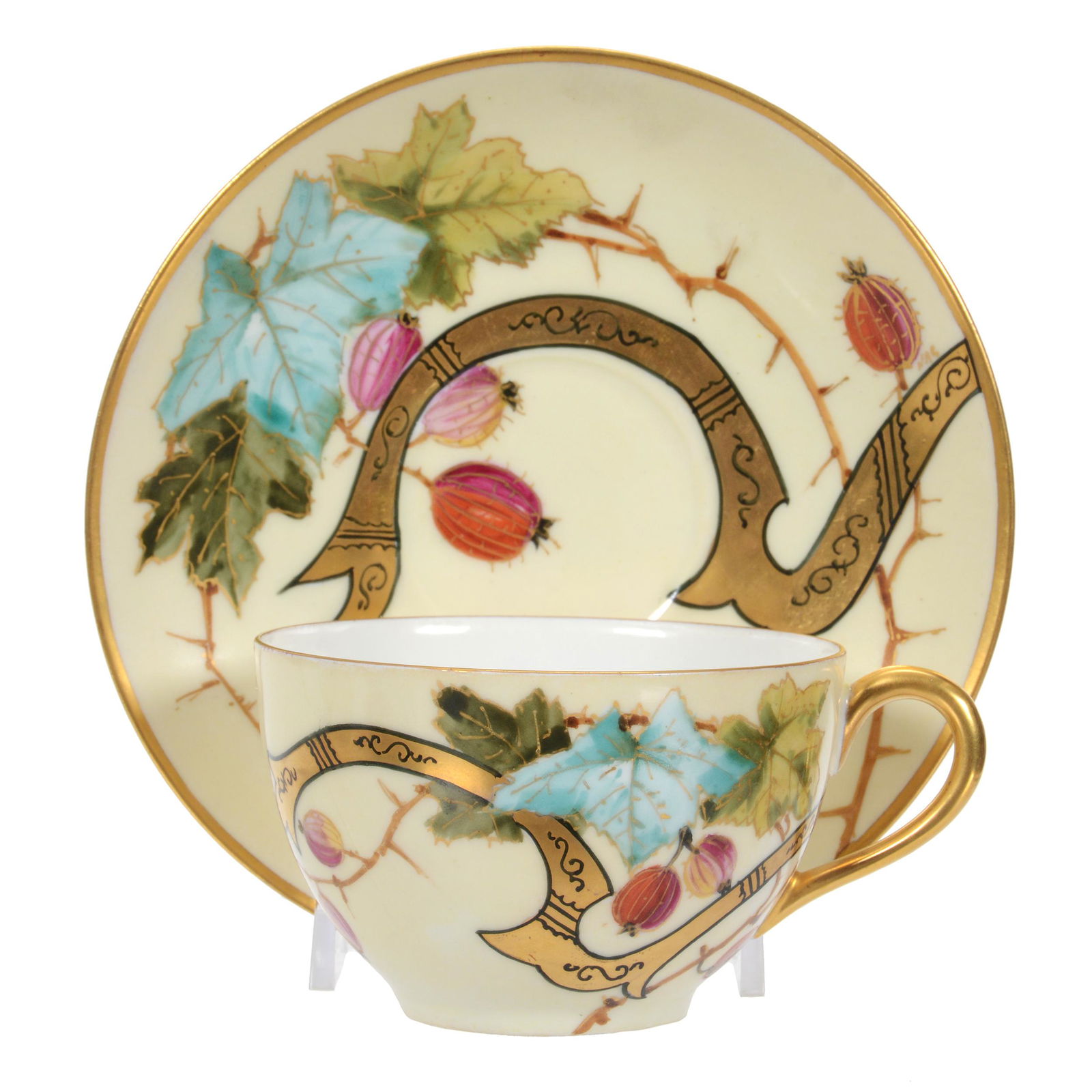 Cup And Saucer, Pickard Mark #4 (1 of 4)