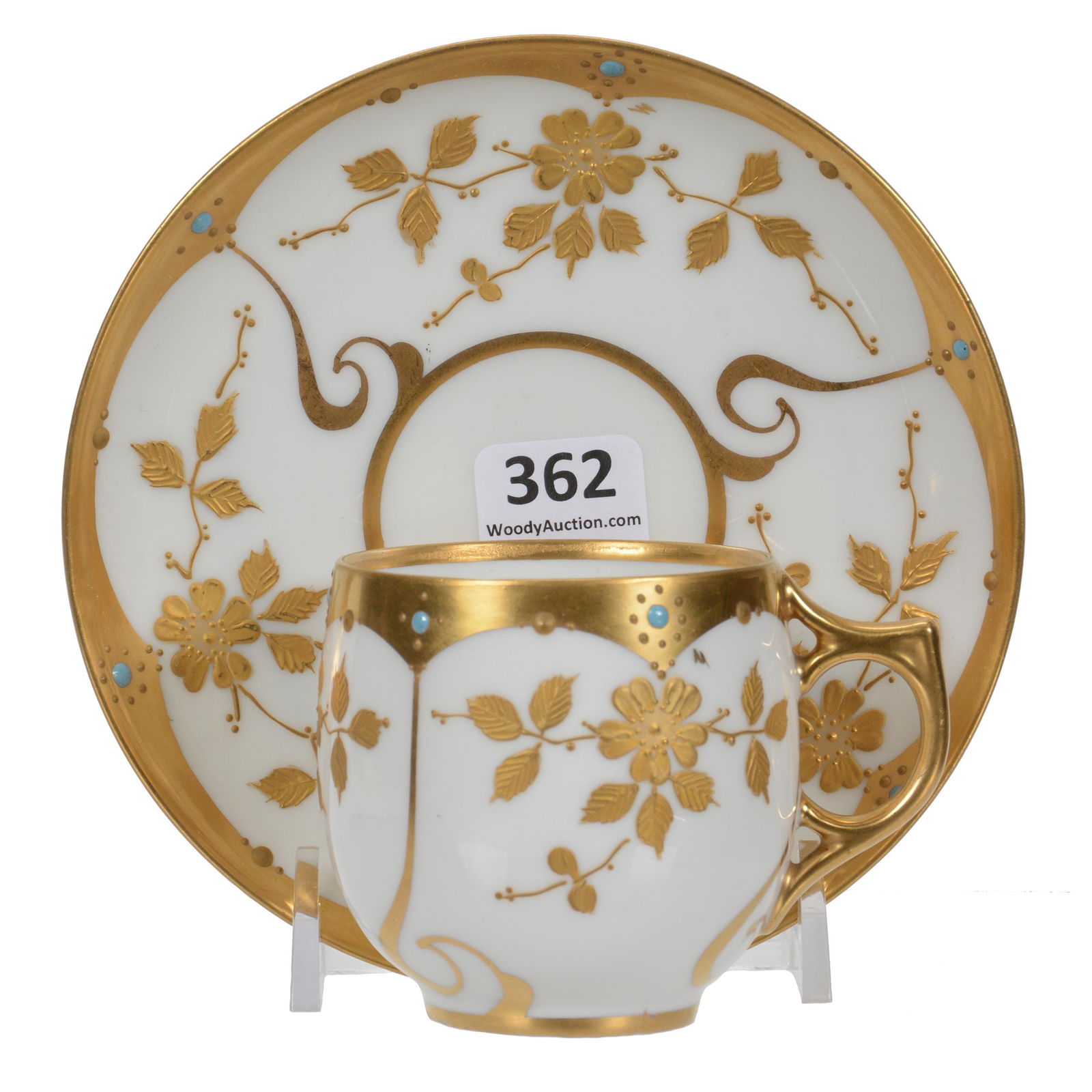 Cup And Saucer, Pickard Mark #5 (1 of 3)