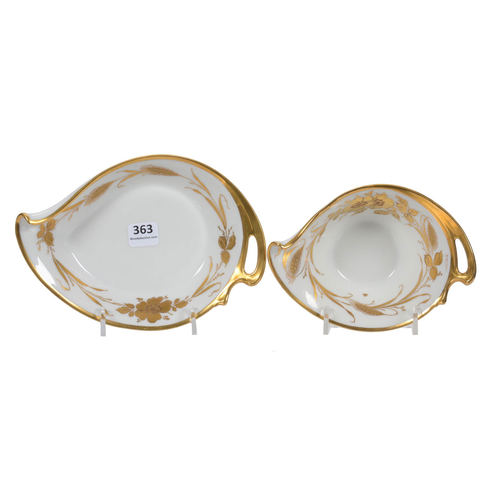 Mayonnaise Bowl And Underplate, Pickard Mark #5 (1 of 3)