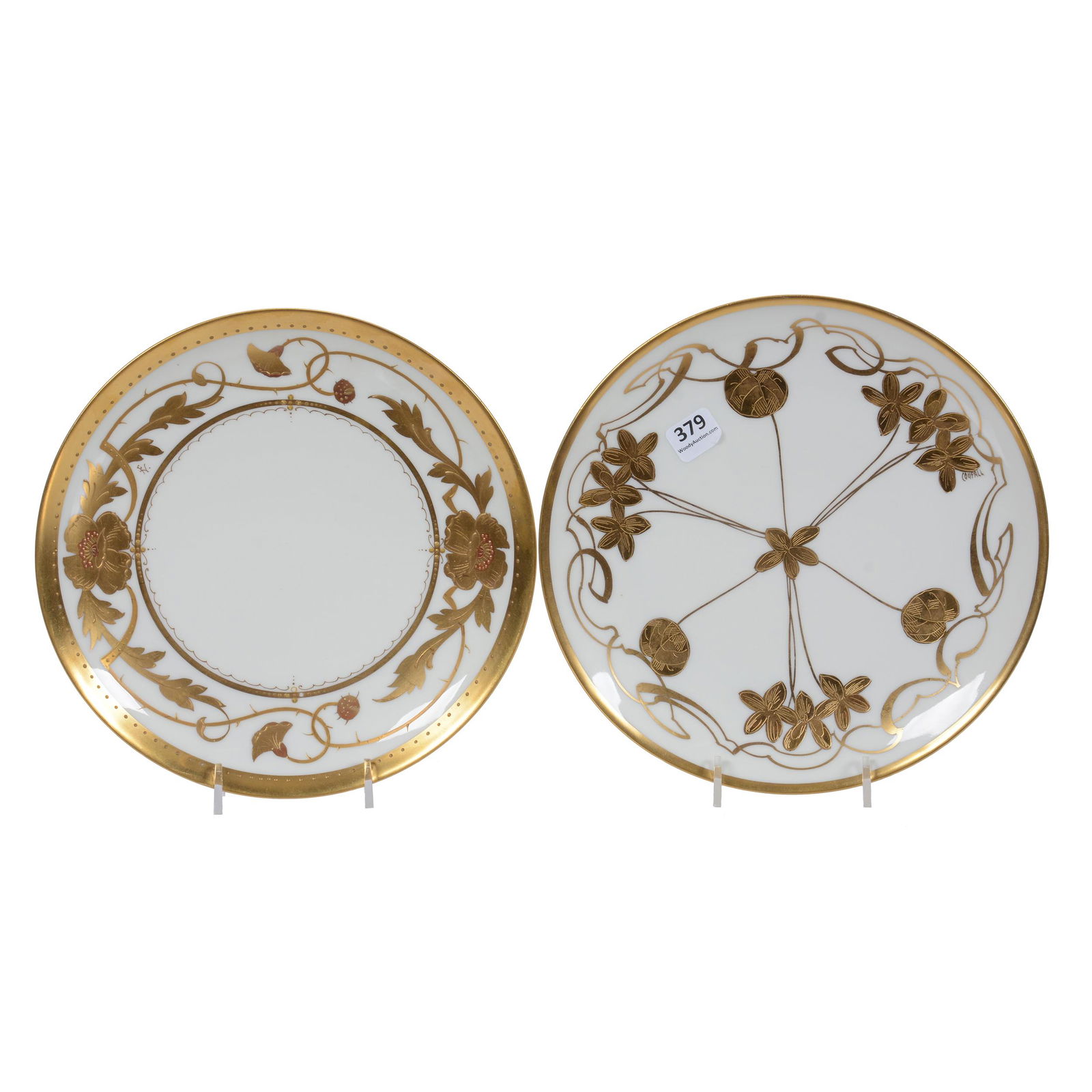 (2) Plates, Pickard Mark #5 (1 of 4)