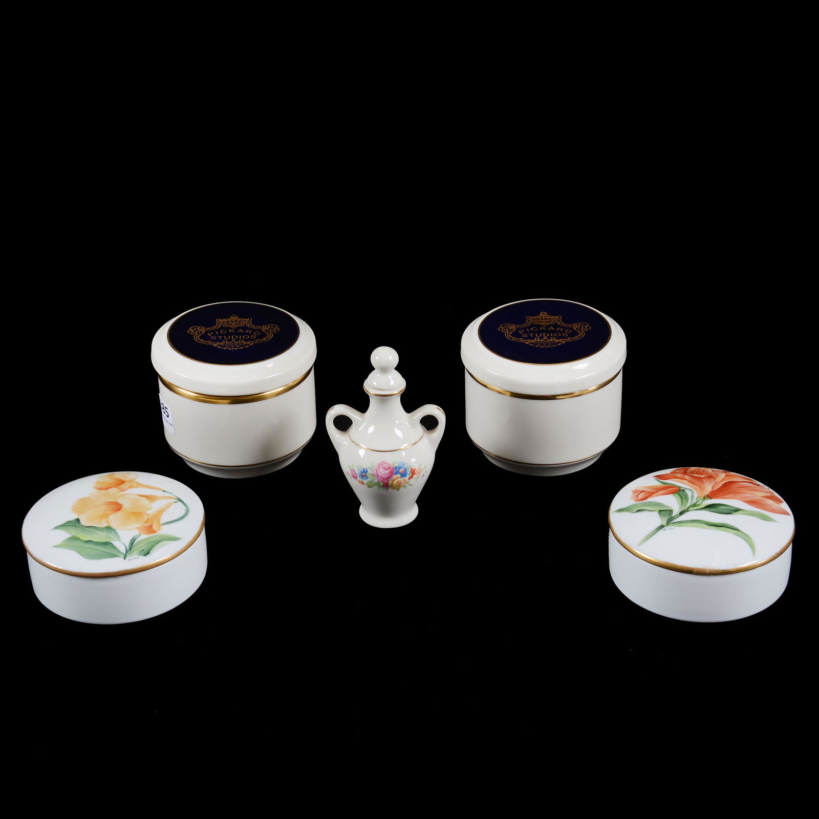 (4) Pickard Collectors Club Souvenir Covered Boxes (1 of 5)