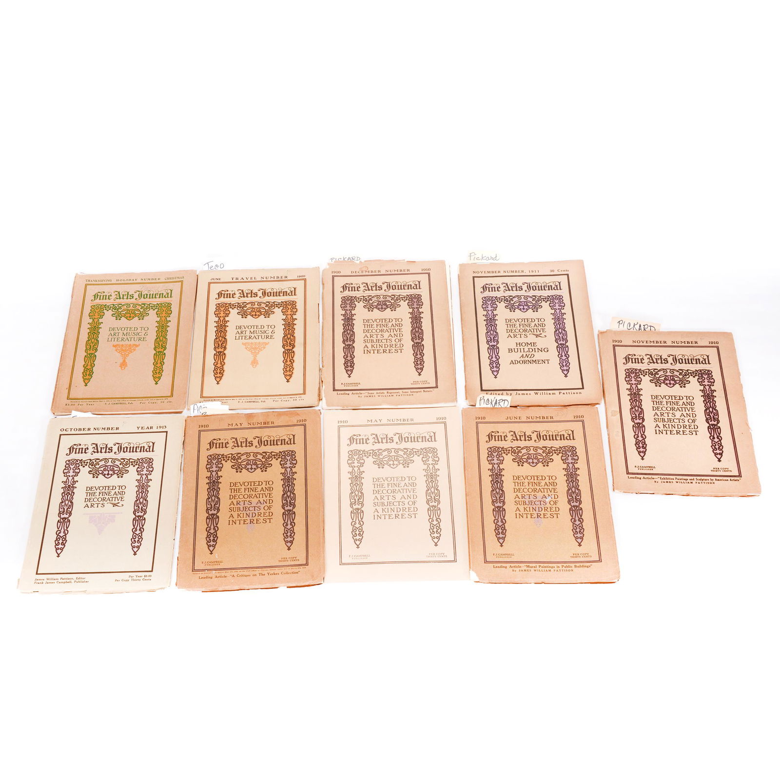 Original Fine Art Journals From Early 1900's (1 of 6)