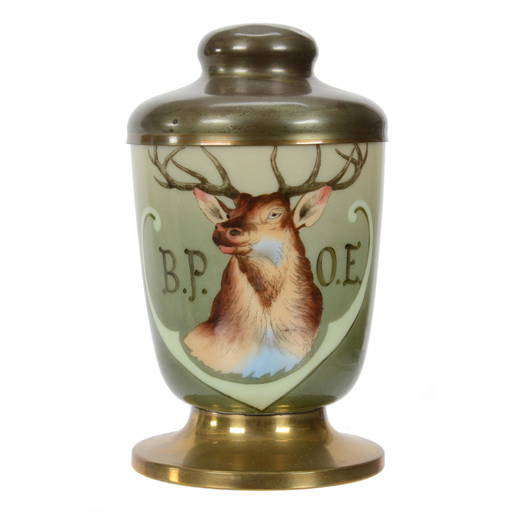 Humidor, Unmarked C.F. Monroe/Wave Crest Style Oct 23, 2021 Woody Auction LLC in Kansas