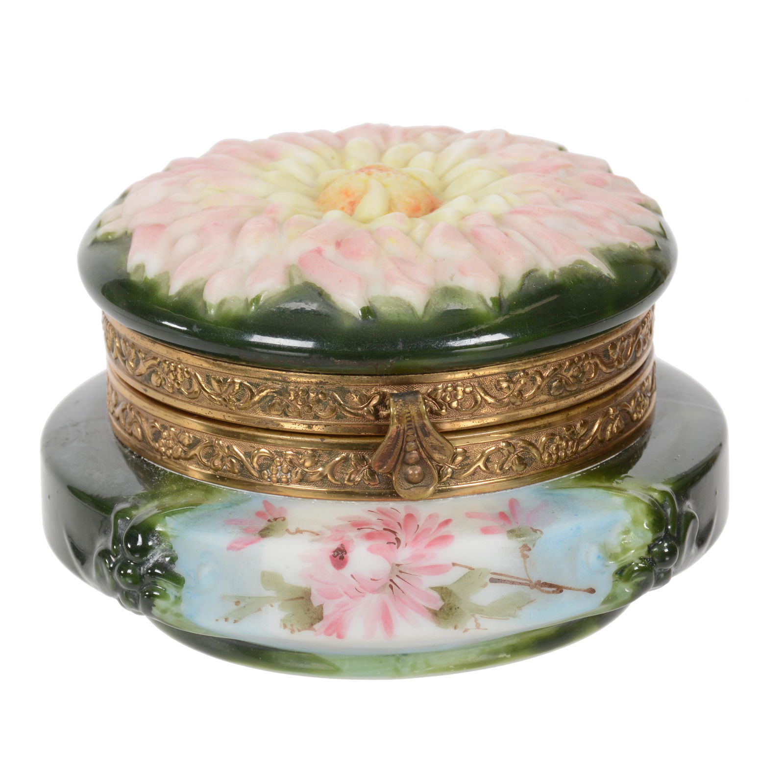 Jewel Box, Wave Crest (Stamp Mark) Art Glass (1 of 4)