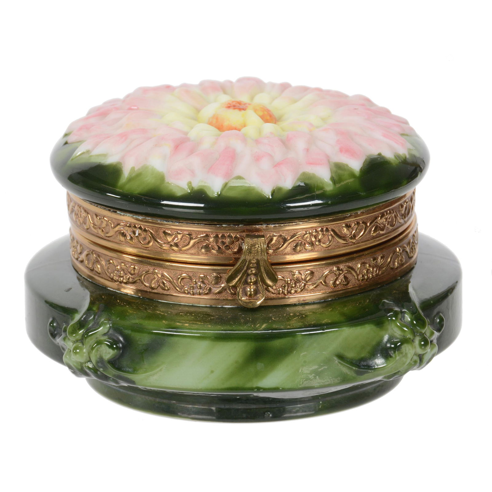 Jewel Box, Wave Crest (Stamp Mark) Art Glass (1 of 4)