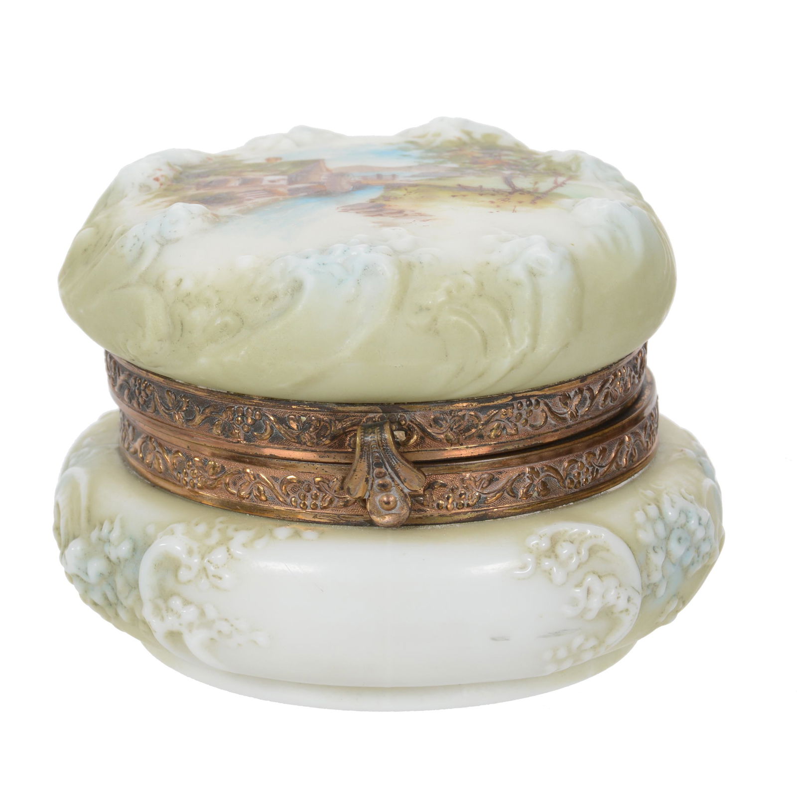 Jewel Box, Wave Crest (Stamp Mark) Art Glass (1 of 4)