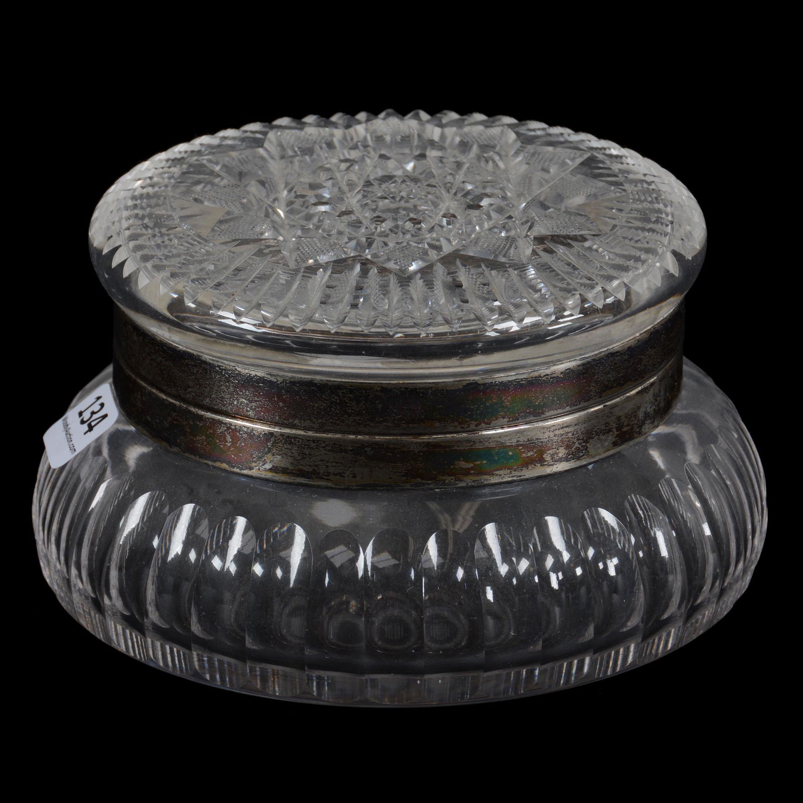 Jewel Box, American Brilliant Cut Glass (1 of 3)