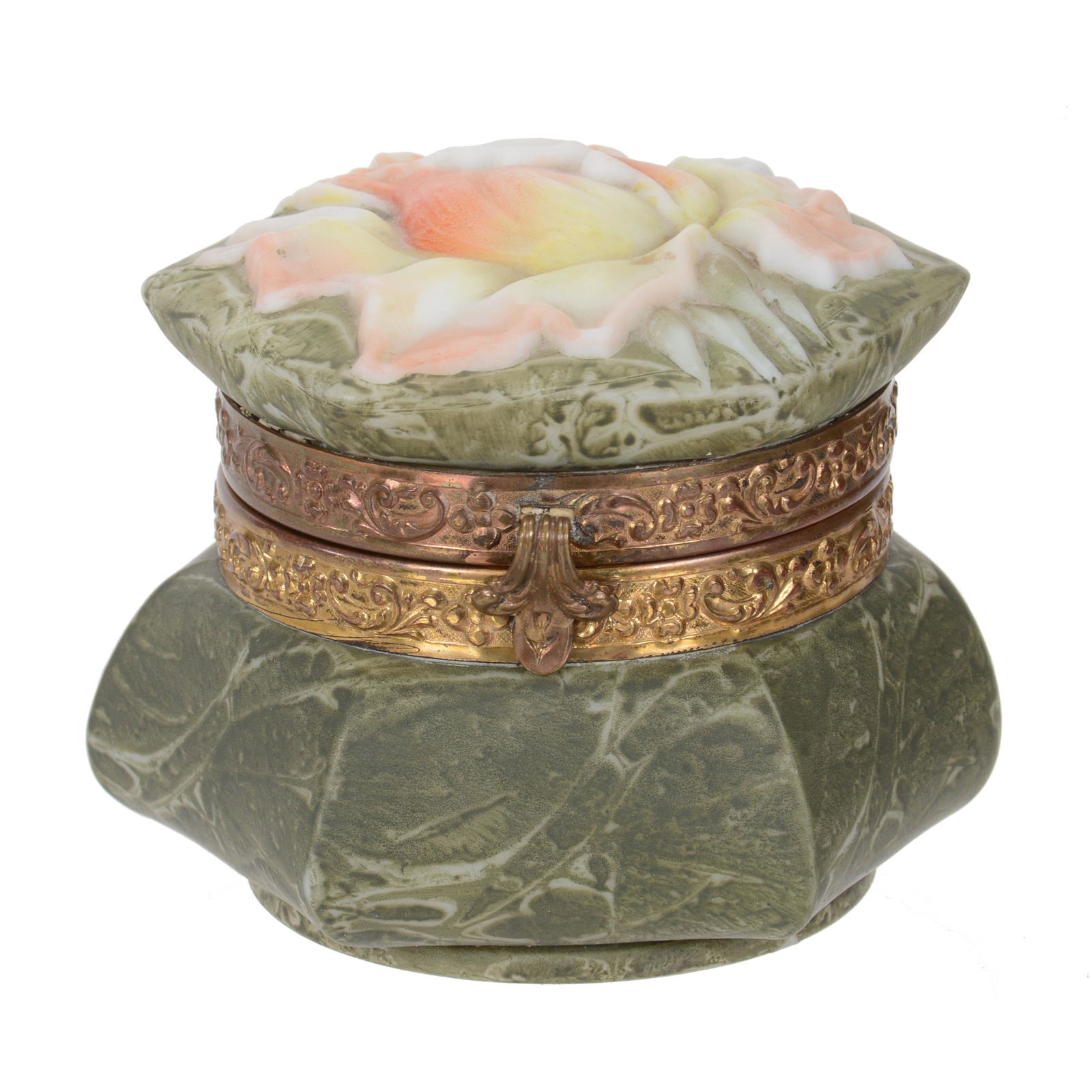 Jewel Box, Marked Kelva Art Glass (1 of 4)