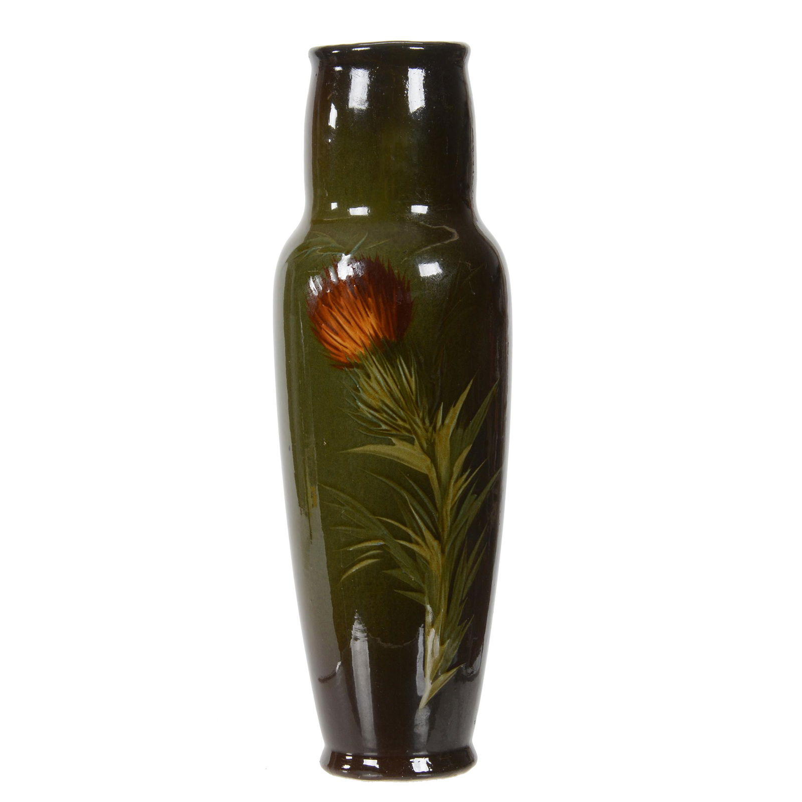 Vase, Unmarked Roseville/Weller Art Pottery (1 of 3)