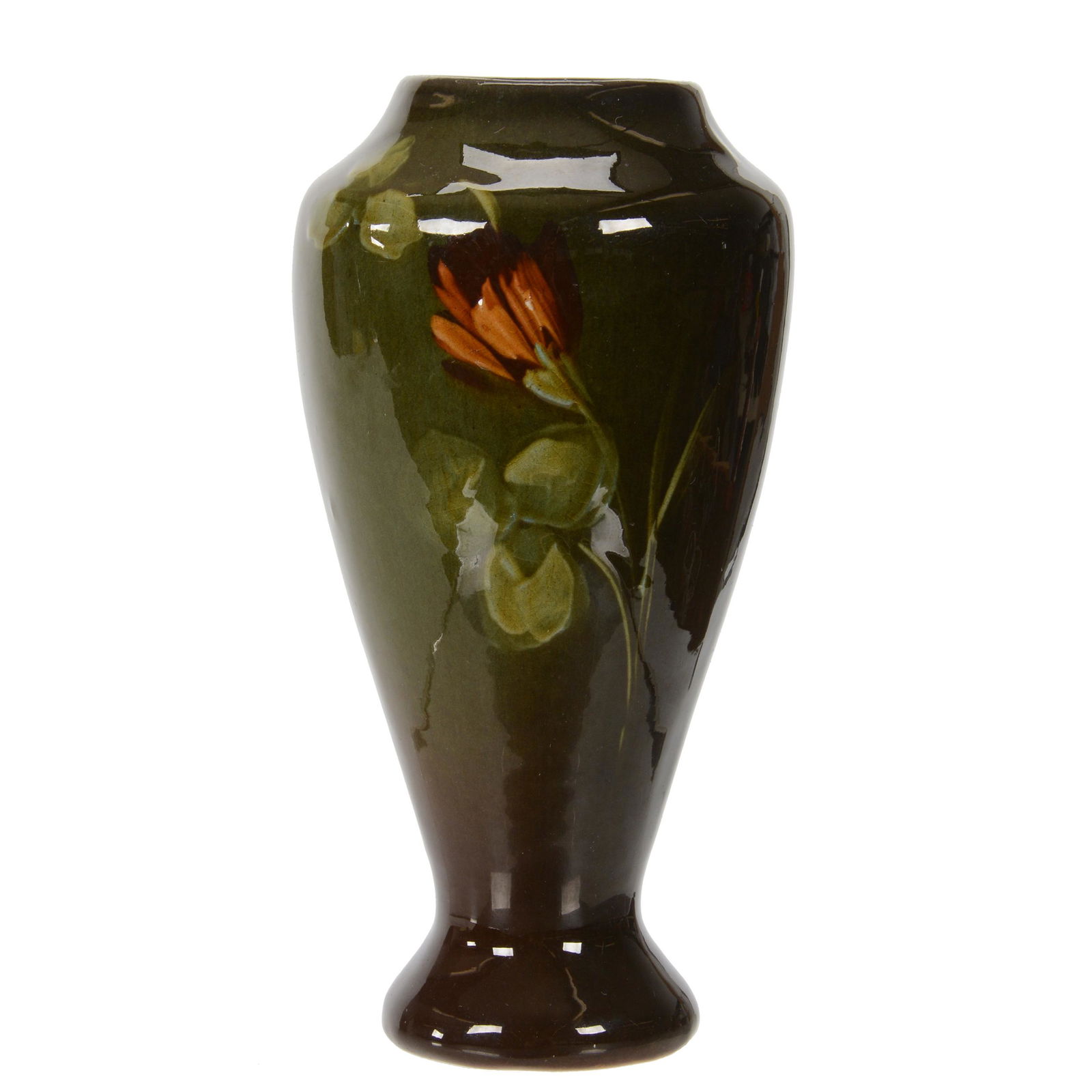 Vase, Unmarked Roseville/Weller Art Pottery (1 of 3)