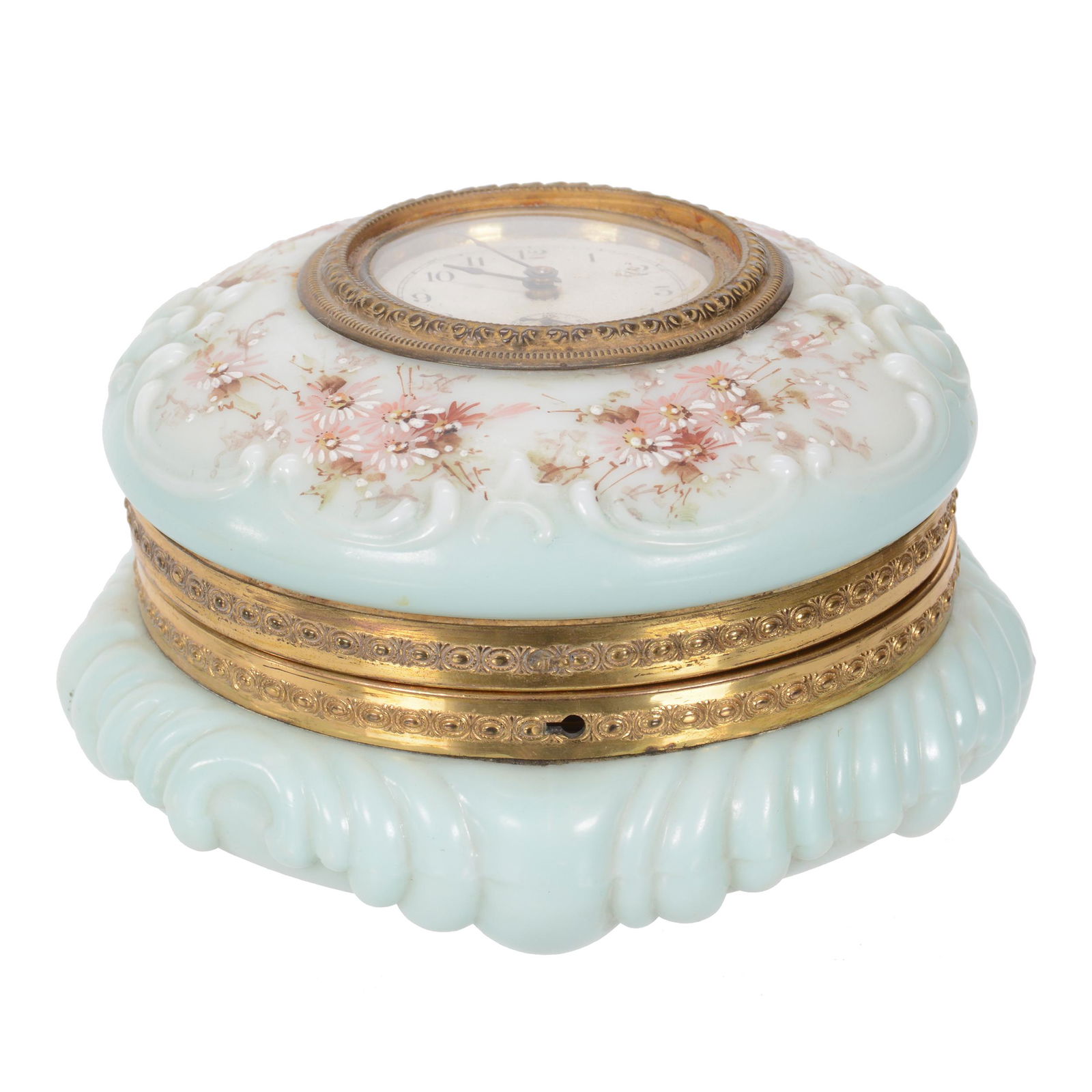 Jewel Box, Inset Clock Lid, Wave Crest (Banner Mark) (1 of 5)