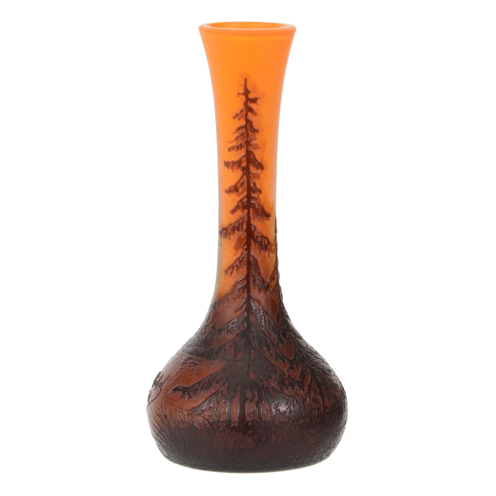 Vase, Signed J. Michael Paris French Cameo Art Glass (1 of 4)