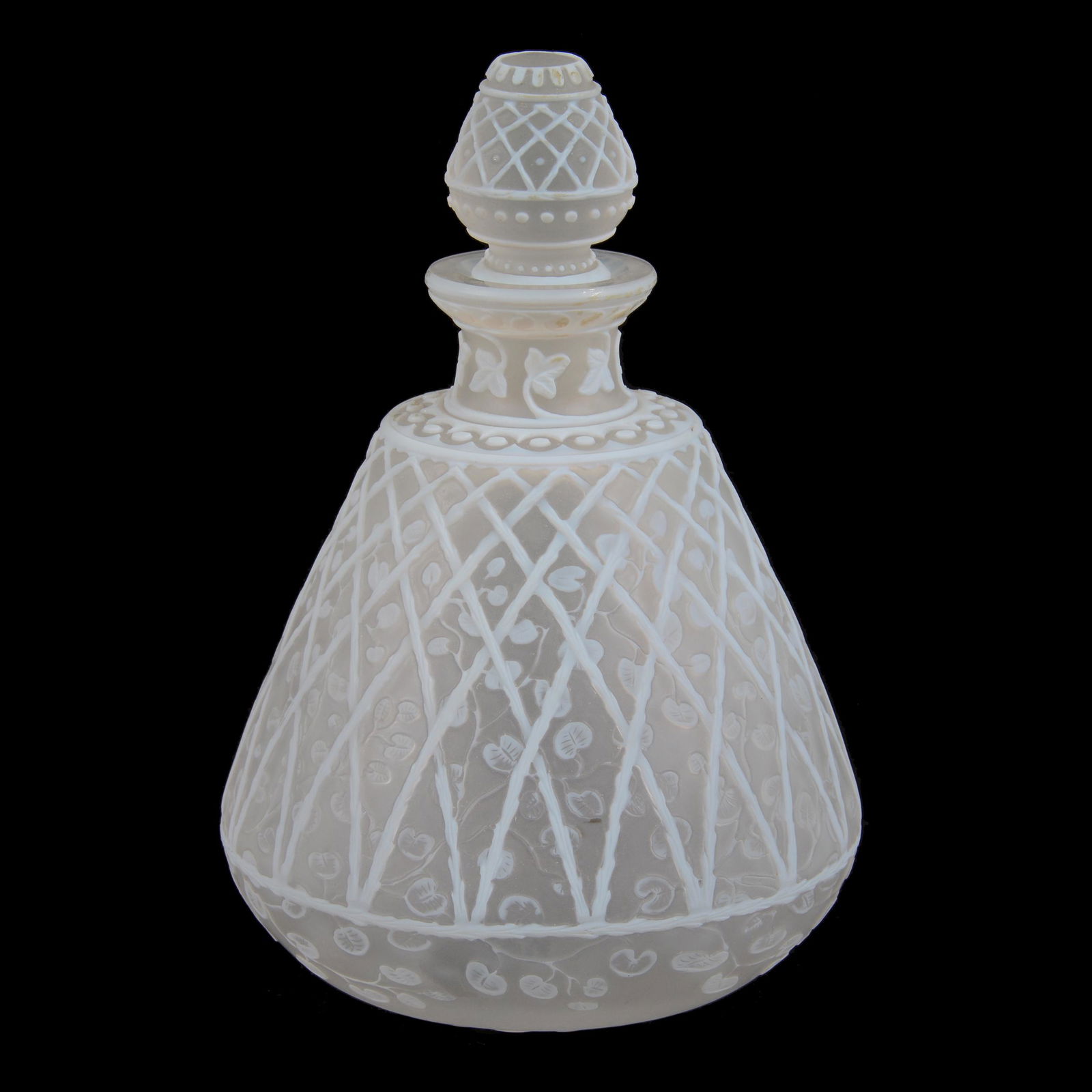 Cologne Bottle, Signed Webb English Cameo Art Glass (1 of 4)