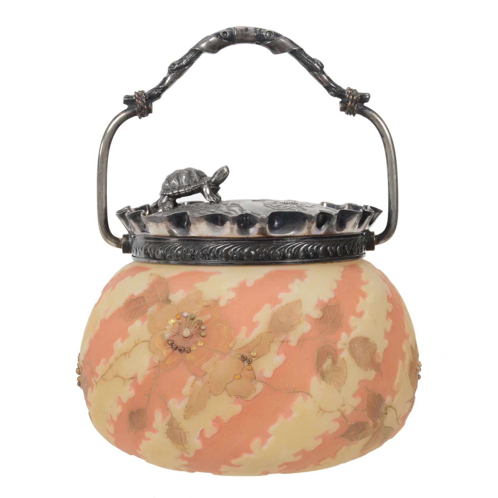 Sweetmeat, Marked Crown Milano Art Glass (1 of 3)