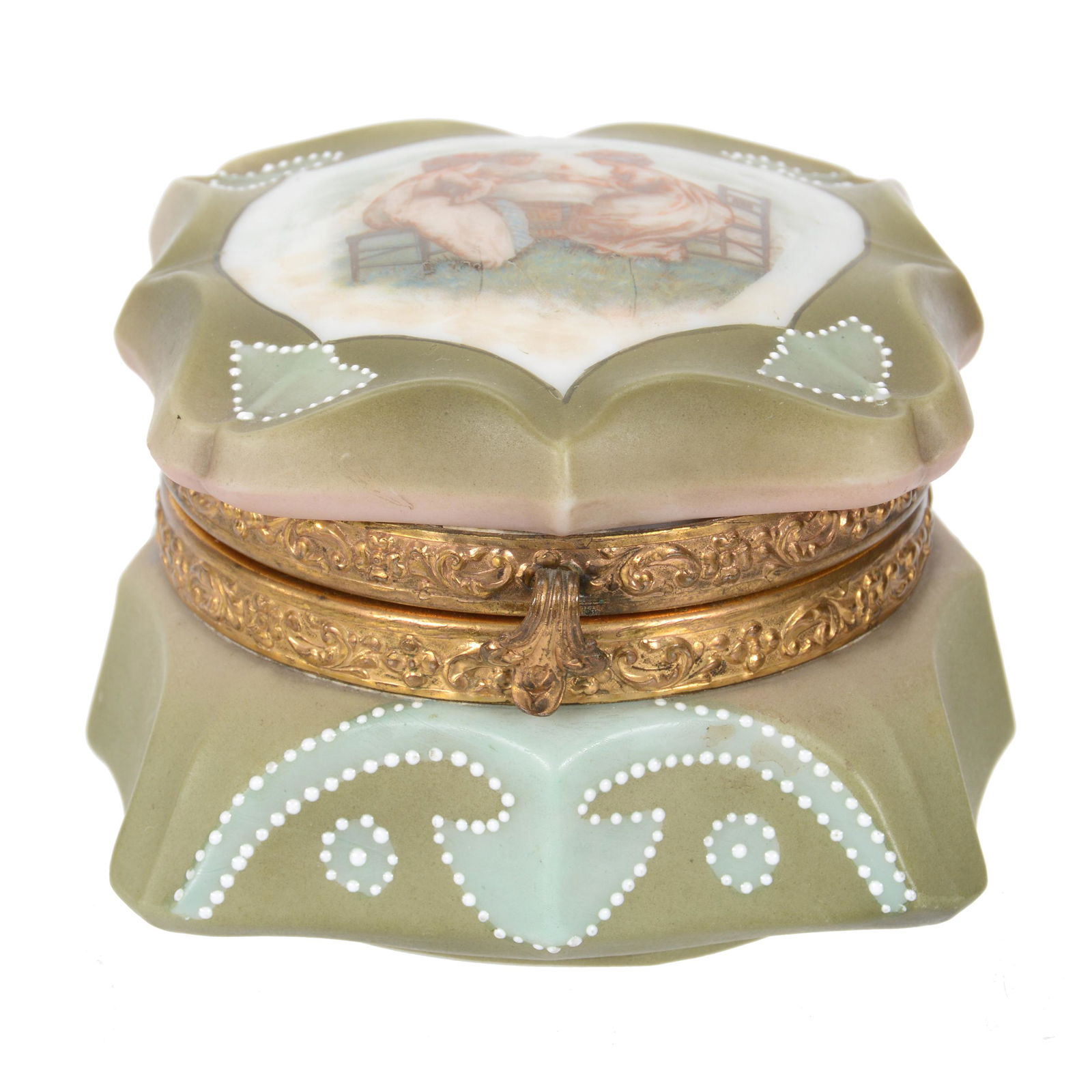 Jewel Box, Marked Nakara Art Glass (1 of 4)