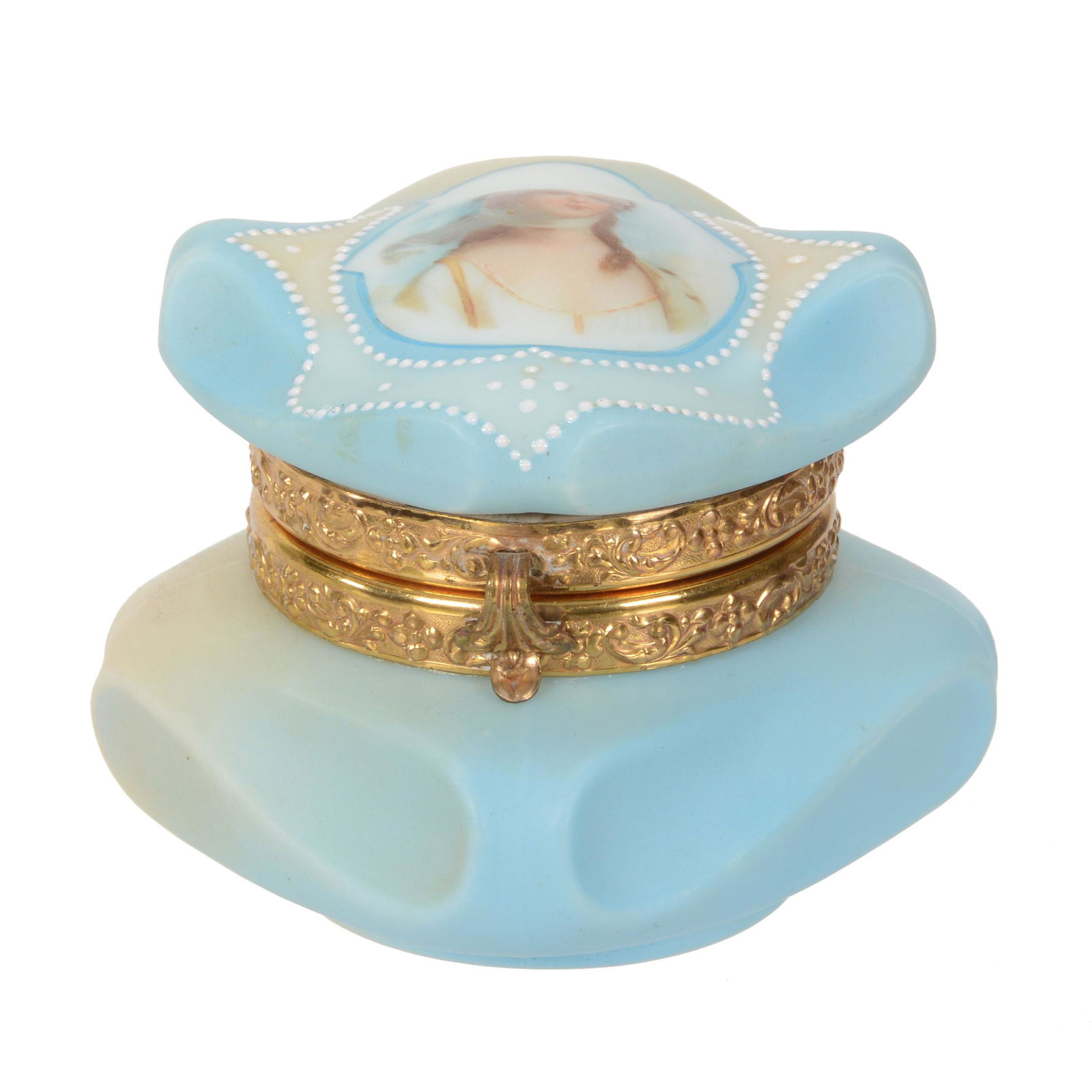 Jewel Box, Marked Nakara Art Glass (1 of 4)