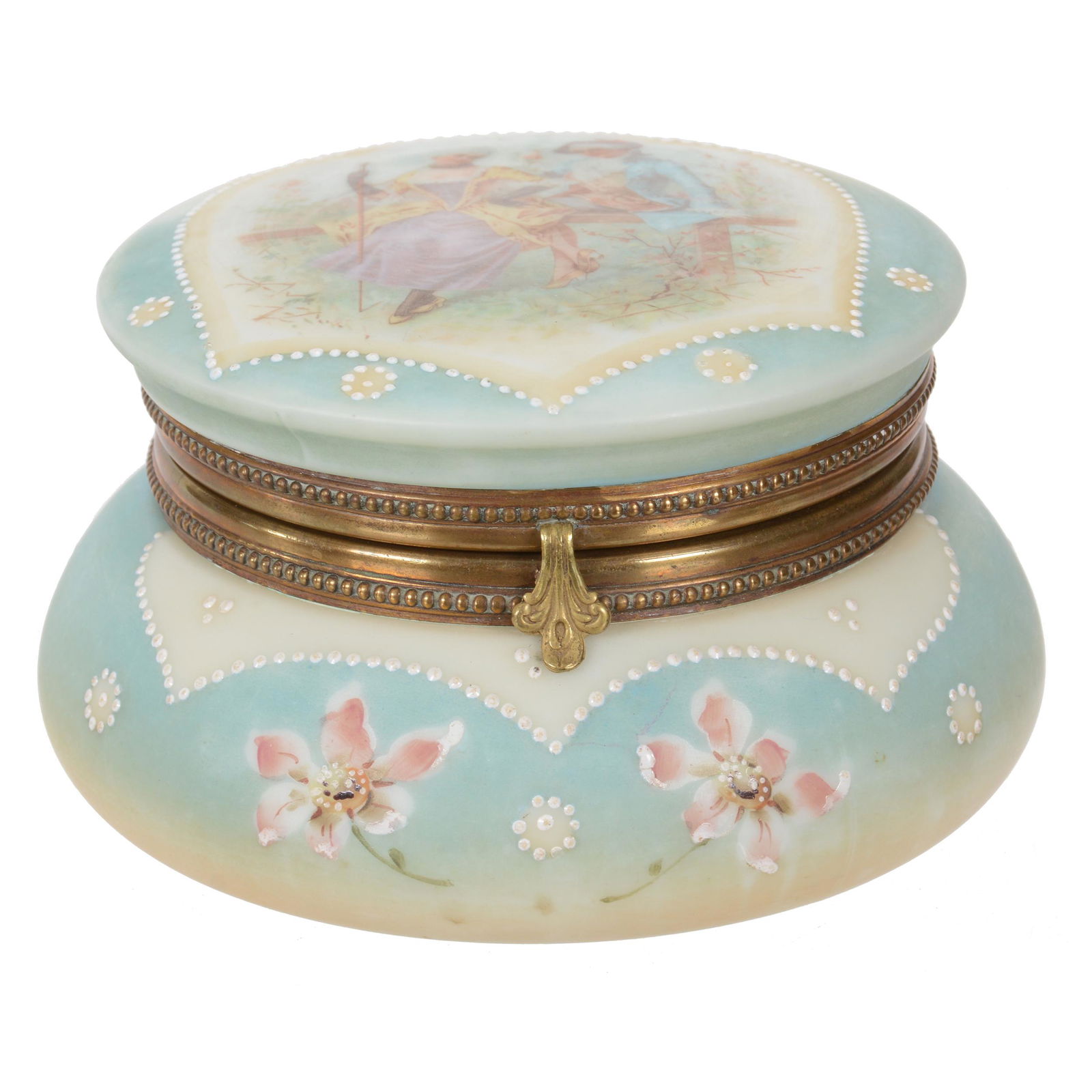 Jewel Box, Marked Nakara Art Glass (1 of 4)