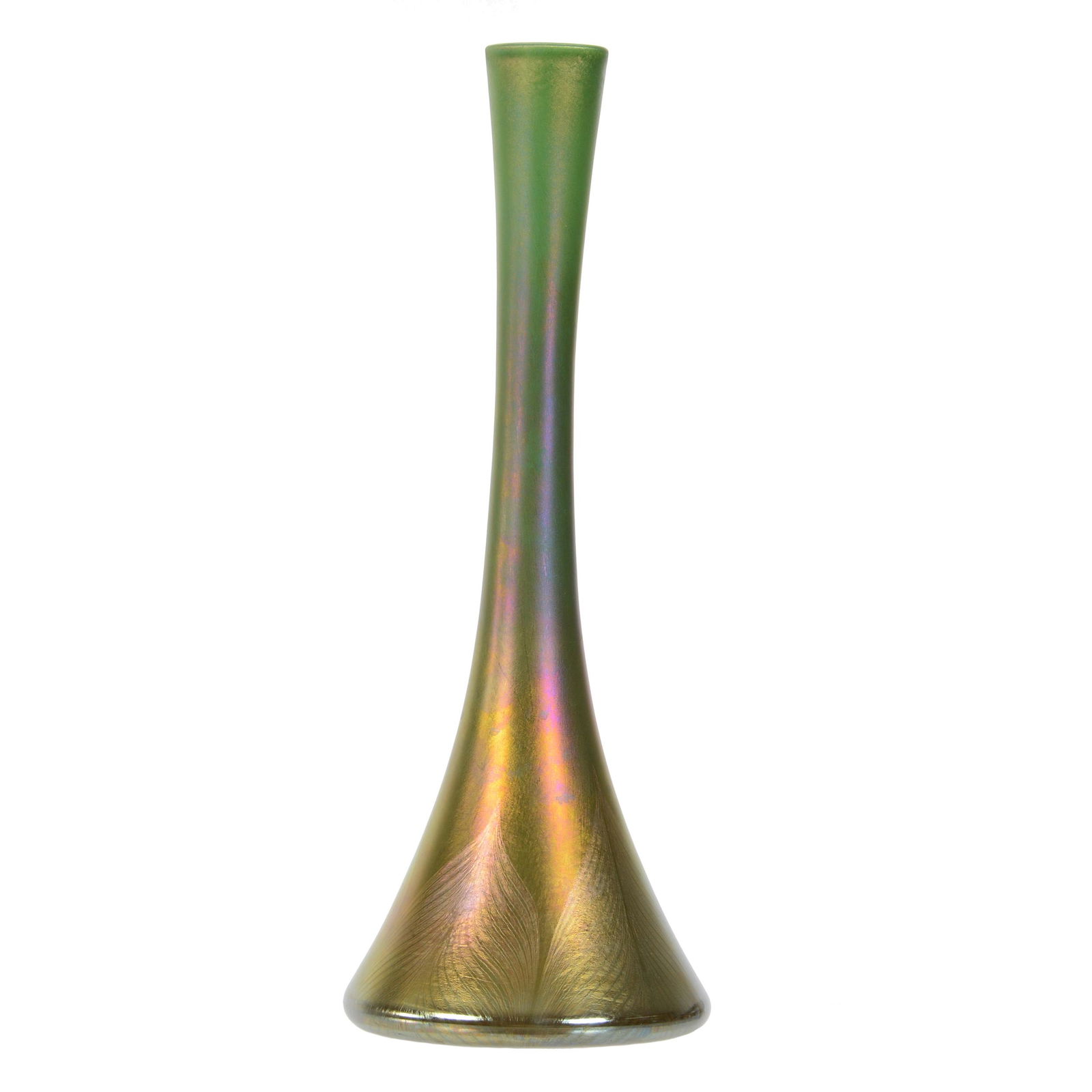 Vase, Signed L.C. Tiffany-Favrile #8305K Art Glass (1 of 4)