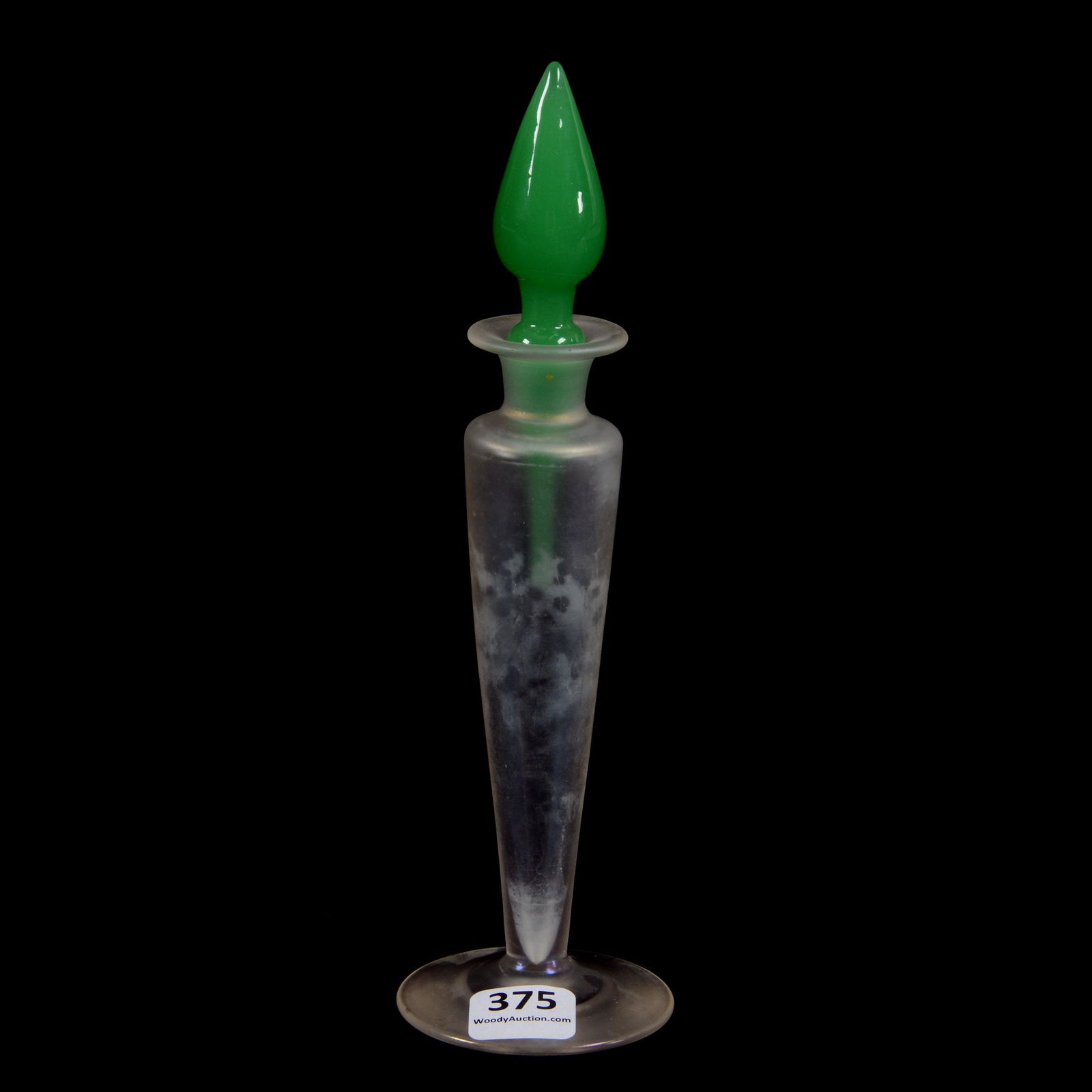 Perfume Bottle, Unmarked Steuben Art Glass (1 of 4)