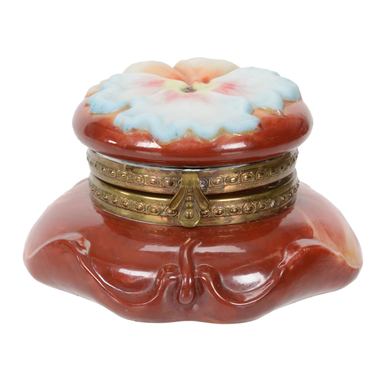 Jewel Box, Wave Crest (Stamp Mark) Art Glass (1 of 4)