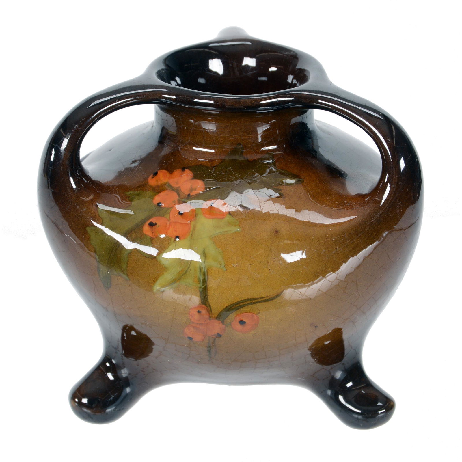 Vase, Marked J. B. Owens Utopian Art Pottery (1 of 3)