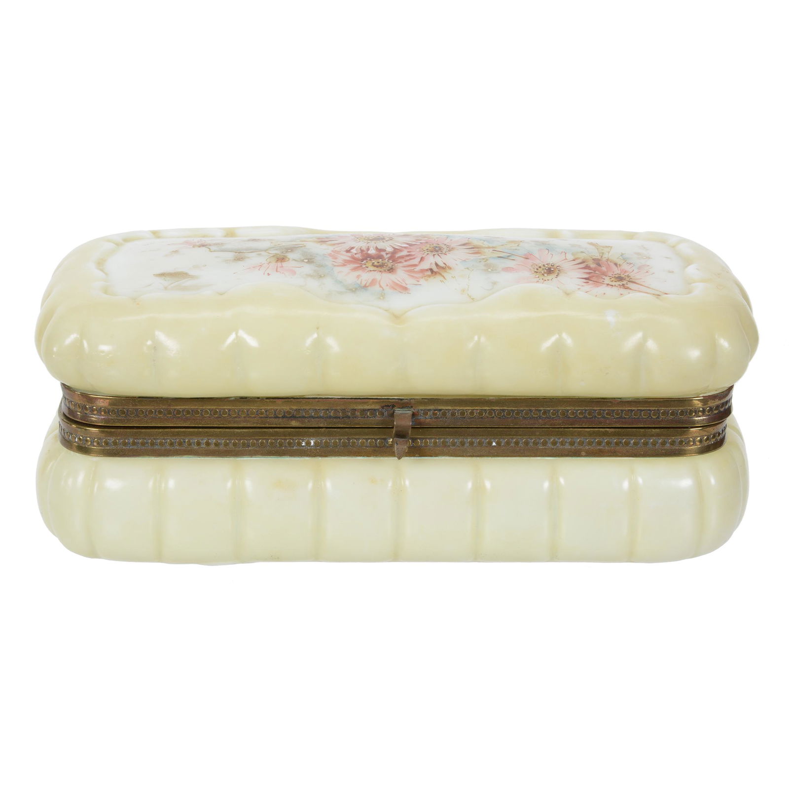 Glove Box, Wave Crest (Banner Mark) Art Glass (1 of 4)