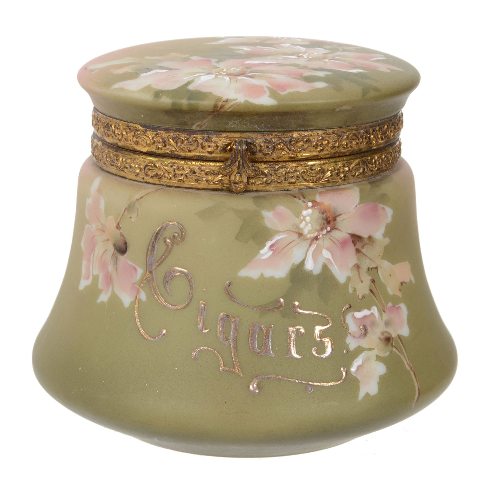 Humidor, Marked Nakara Art Glass (1 of 4)