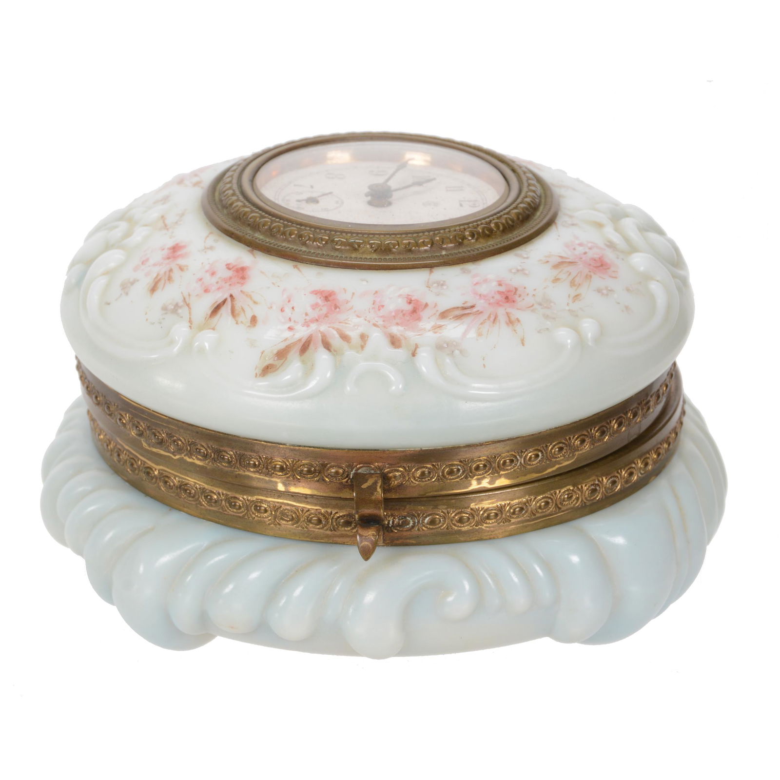 Jewel Box With Inset Clock Lid, Wave Crest (Banner (1 of 5)