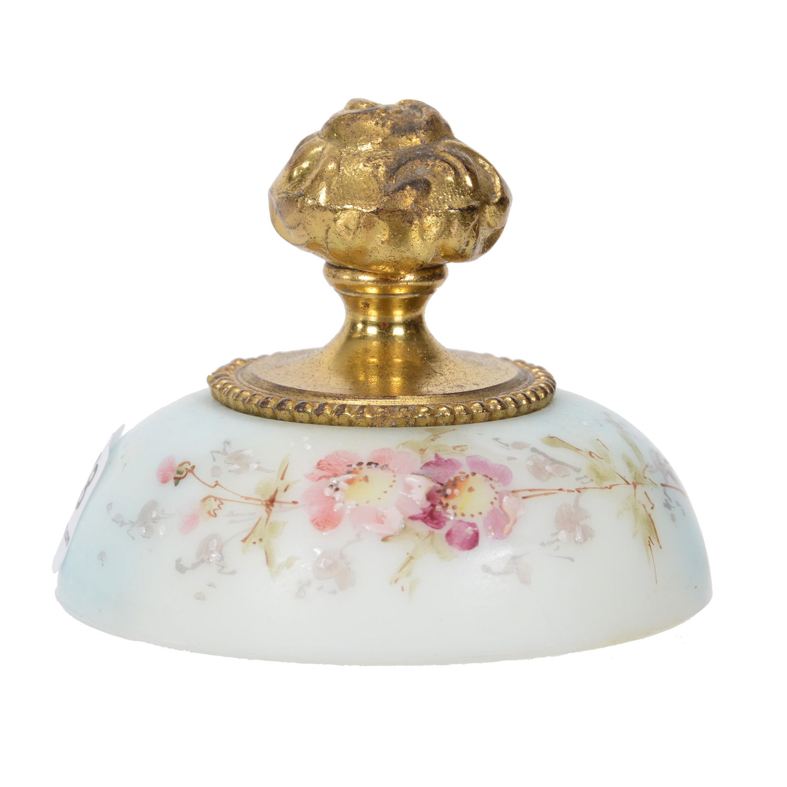 Paperweight, Unmarked Wave Crest Art Glass (1 of 3)