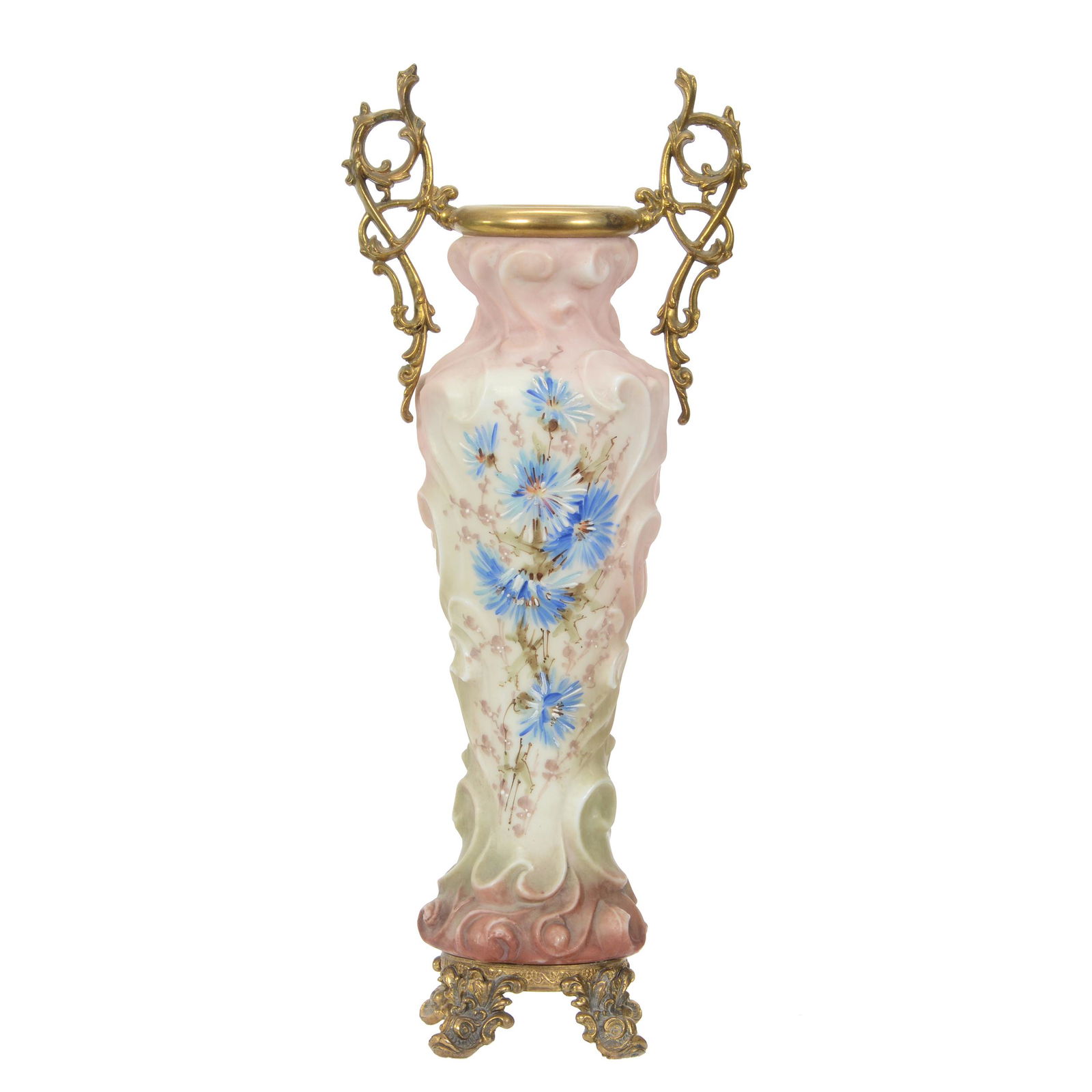 Vase, Wave Crest (Stamp Mark) Art Glass (1 of 3)