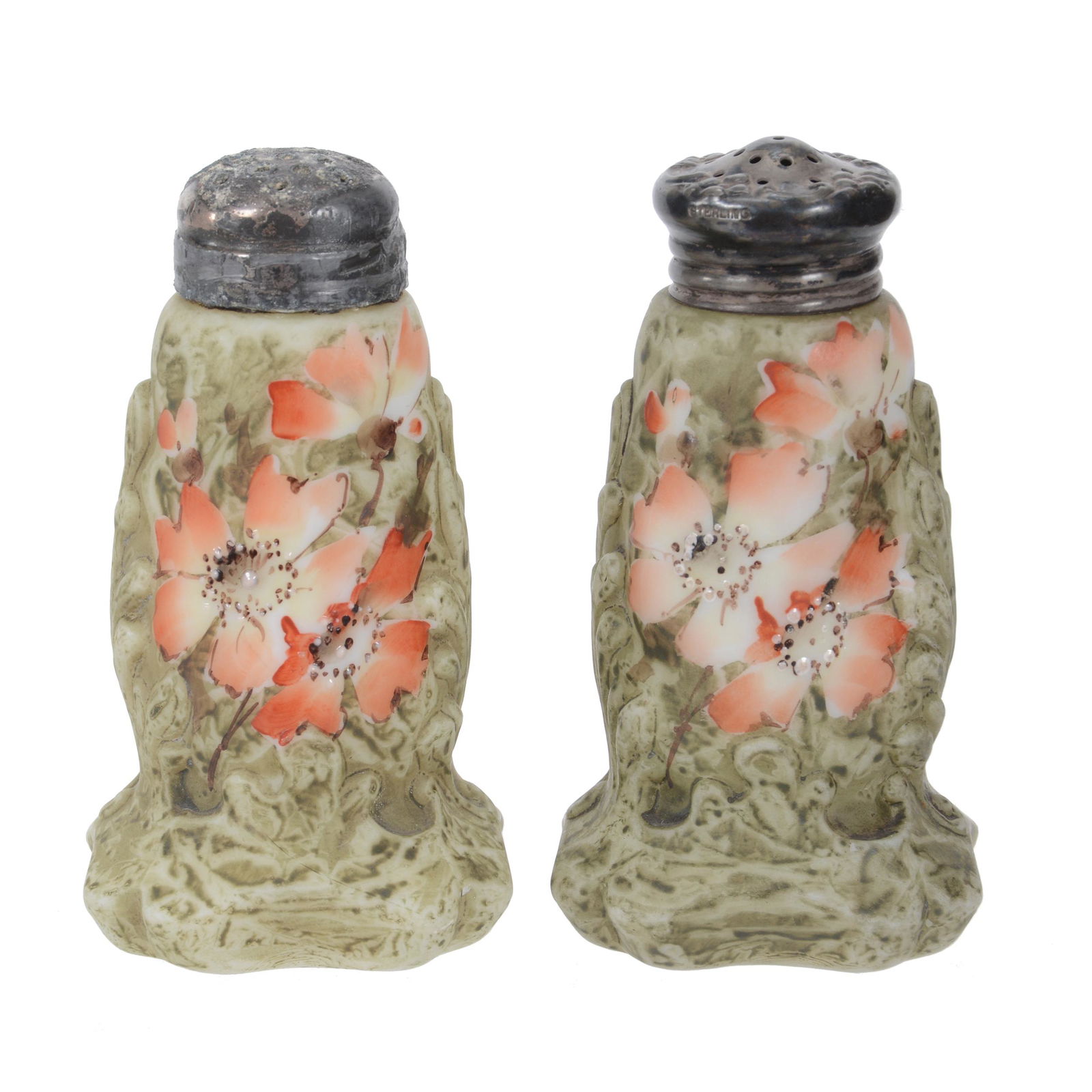 Salt and Pepper Set, Marked Kelva Art Glass (1 of 3)