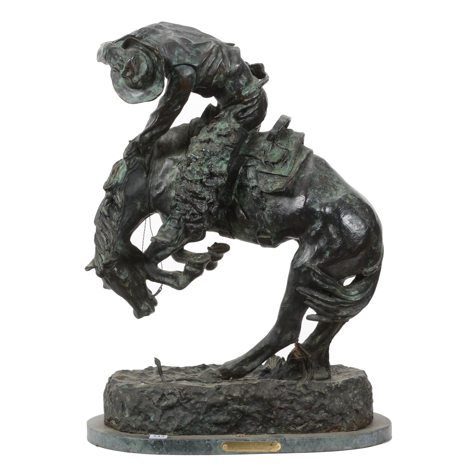 Bronze Re-Cast, "Rattlesnake" By Frederic Remington (1 of 7)