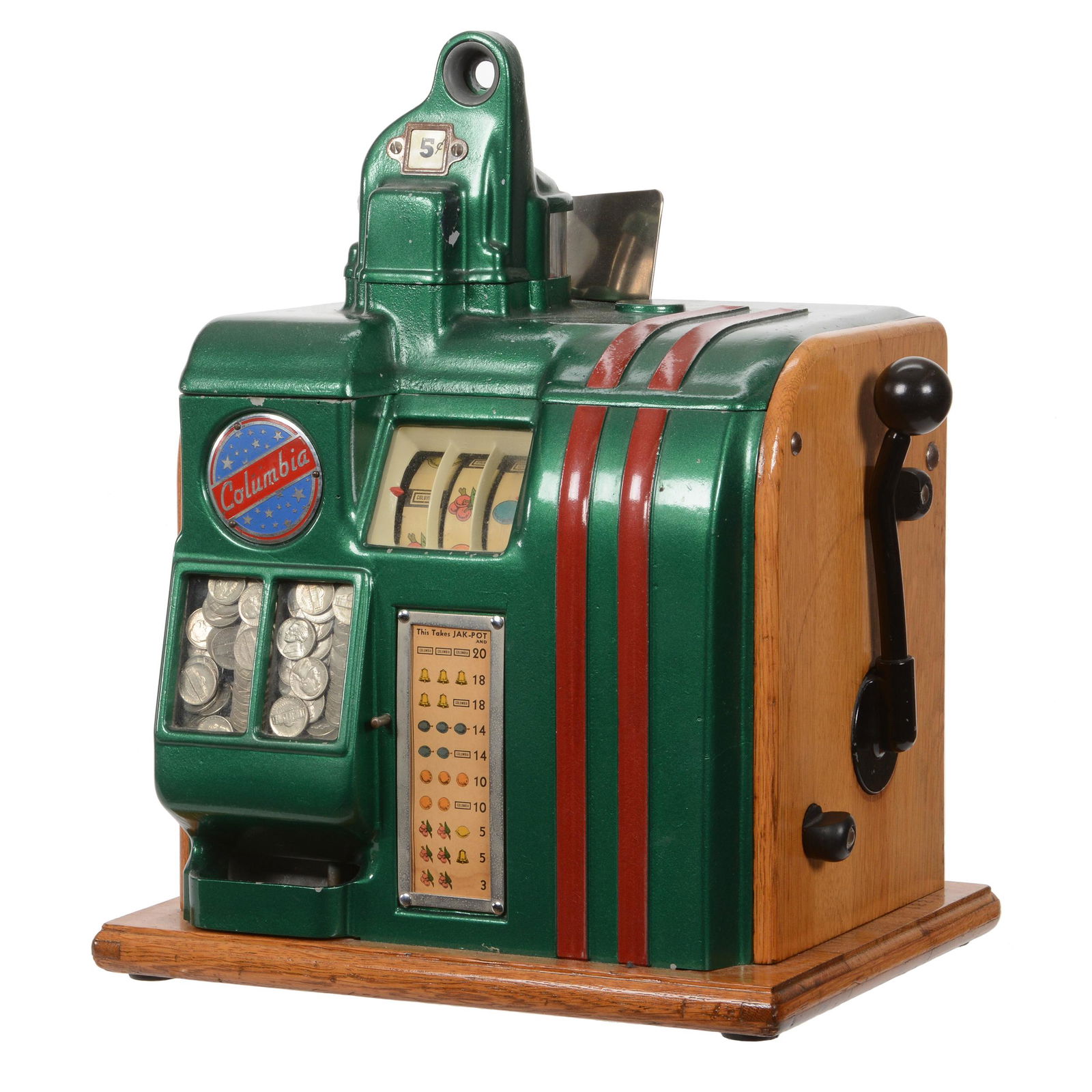 Columbia Nickel Slot Machine (1 of 5)