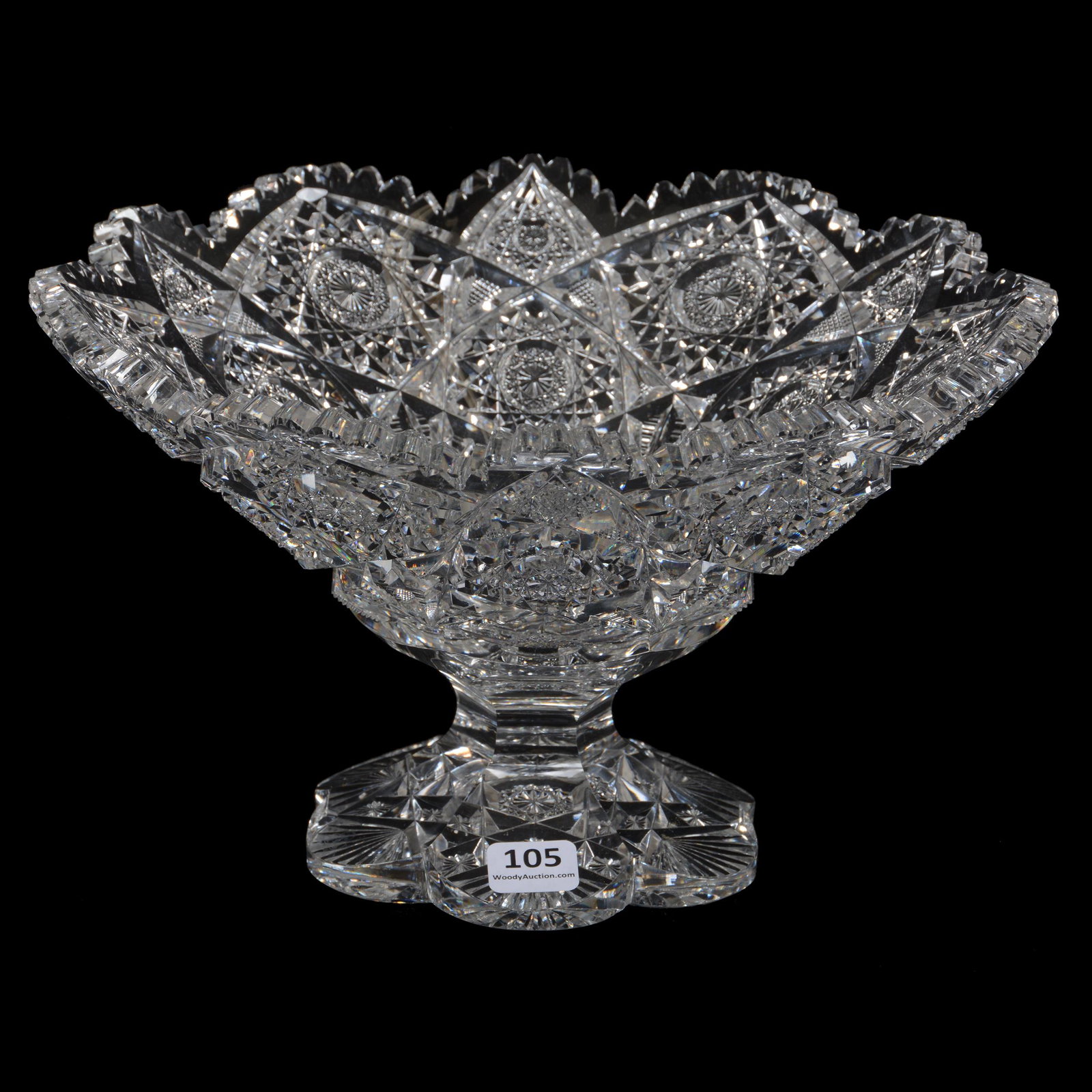 Tazza, ABCG, Signed Hawkes Lorraine Pattern (1 of 3)