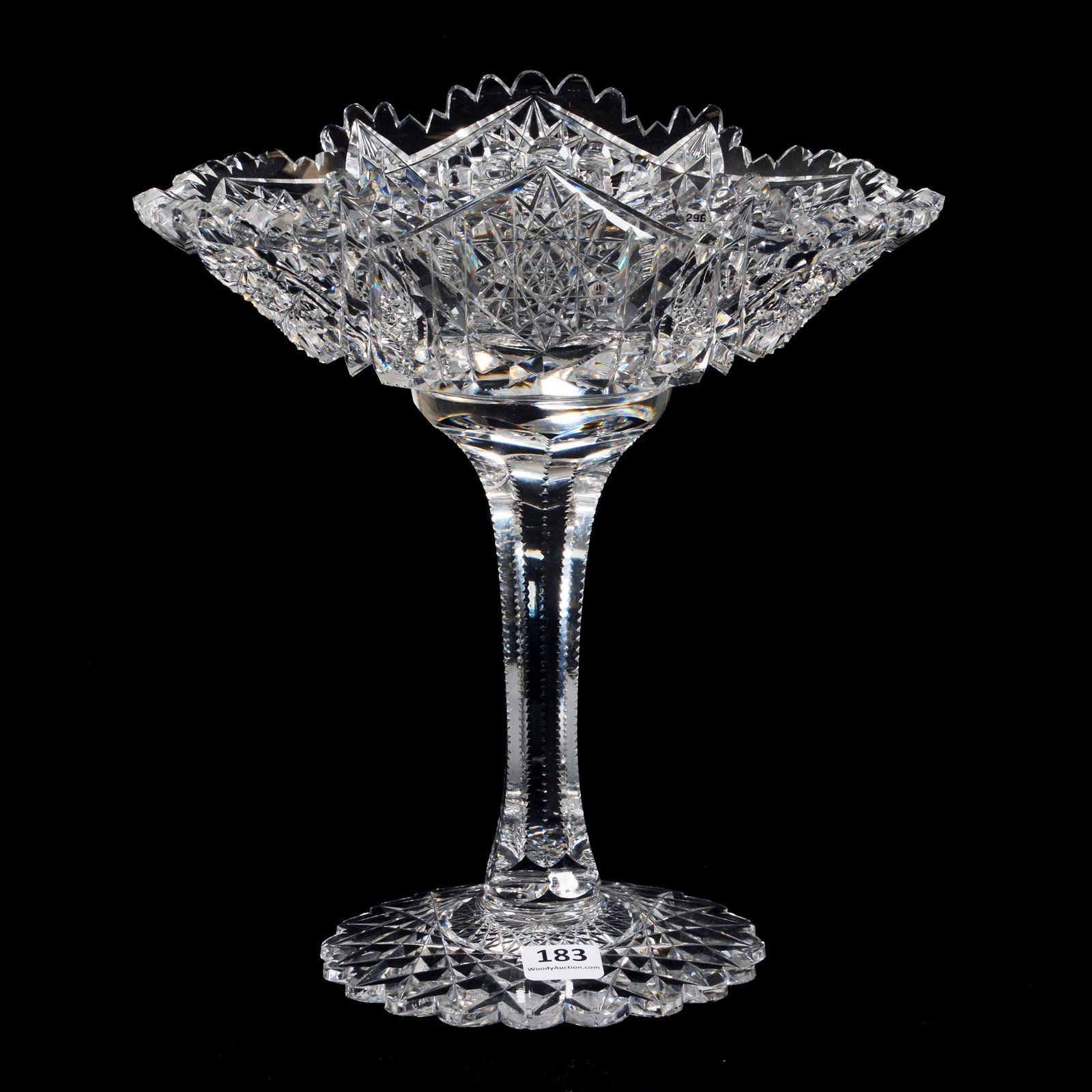 Compote, ABCG, Signed Libbey Somerset Pattern (1 of 3)