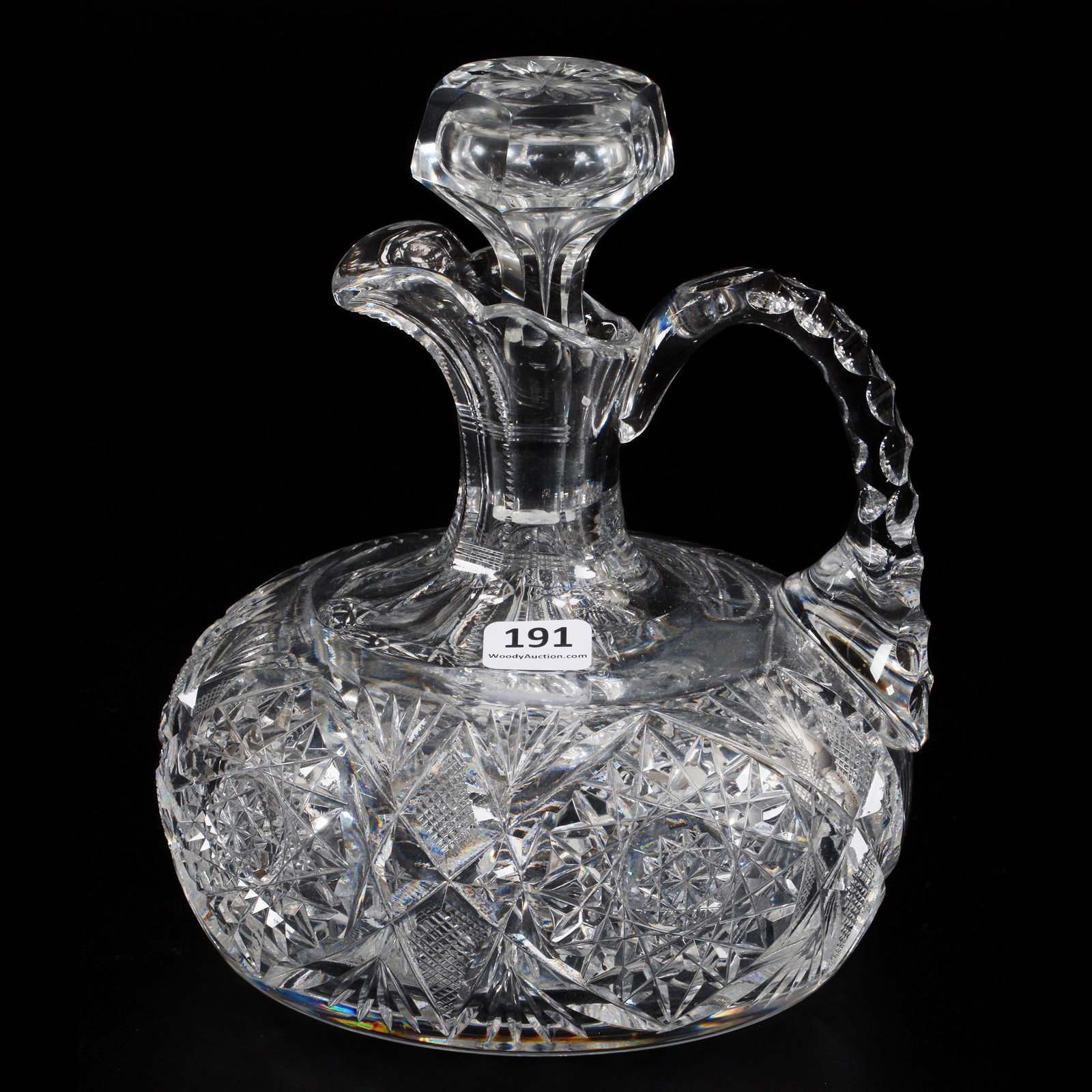 Ship's Decanter, ABCG, Venetia Pattern By Libbey (1 of 3)