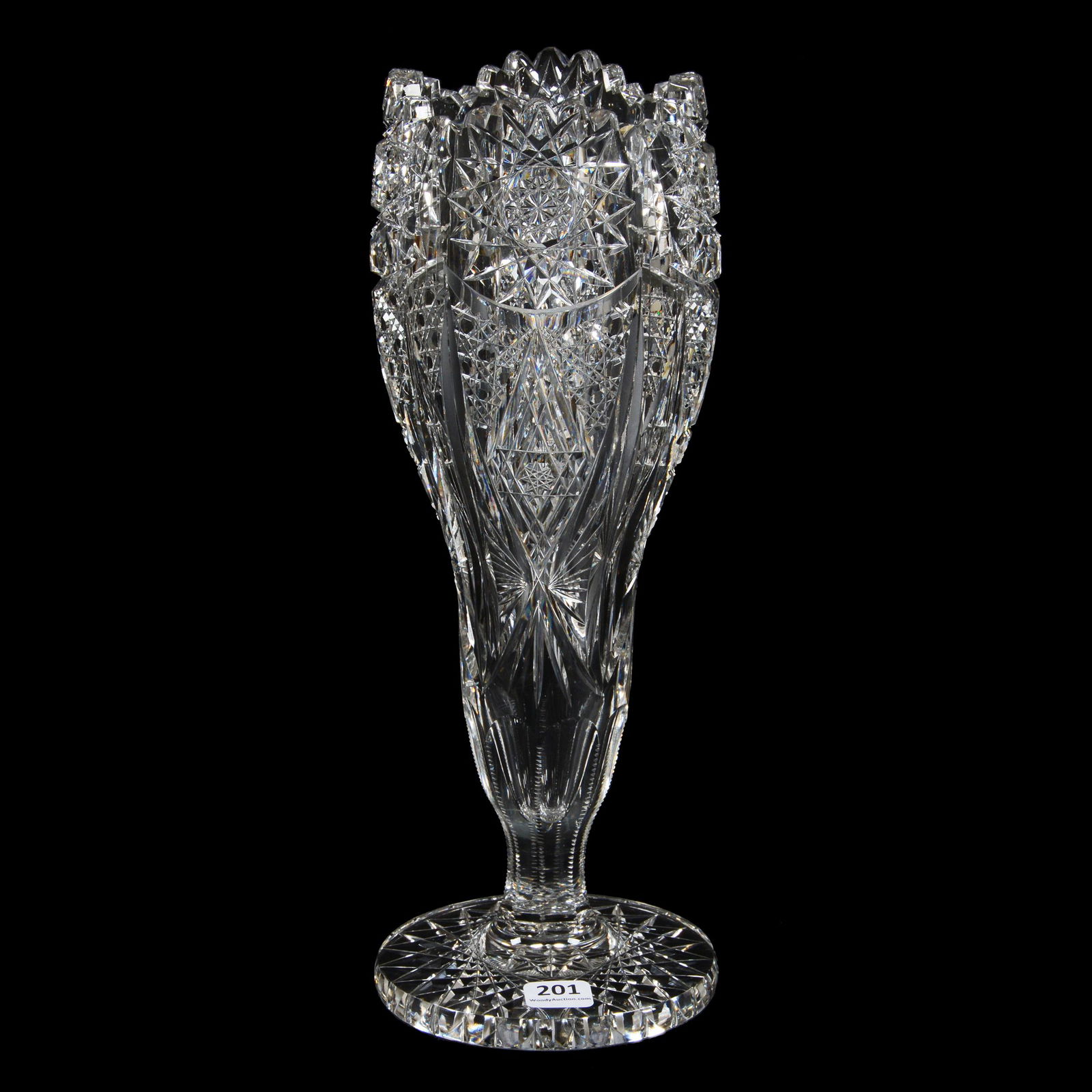 Pedestal Vase, Blown Mold, ABCG (1 of 3)