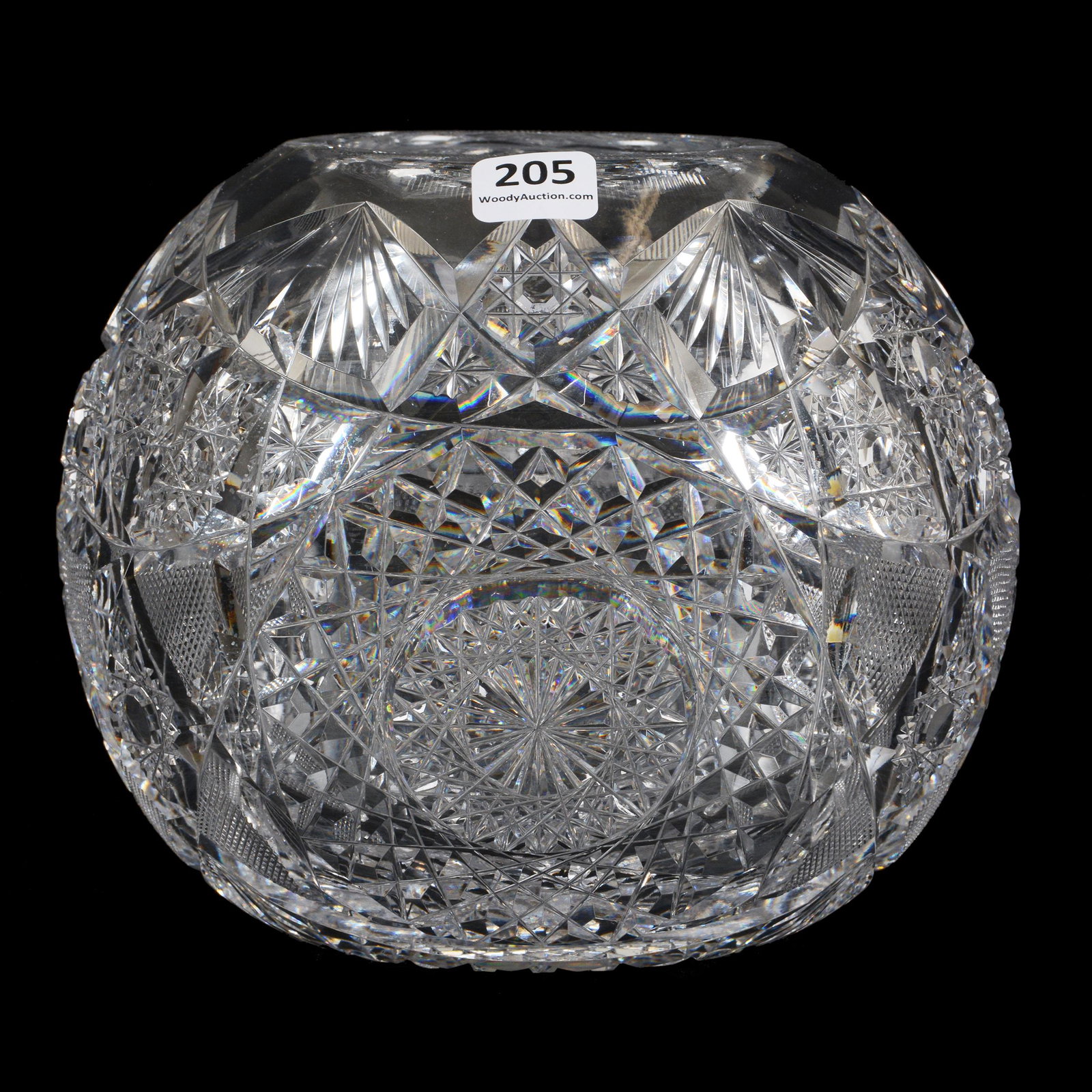 Rose Bowl, American Brilliant Cut Glass (1 of 3)