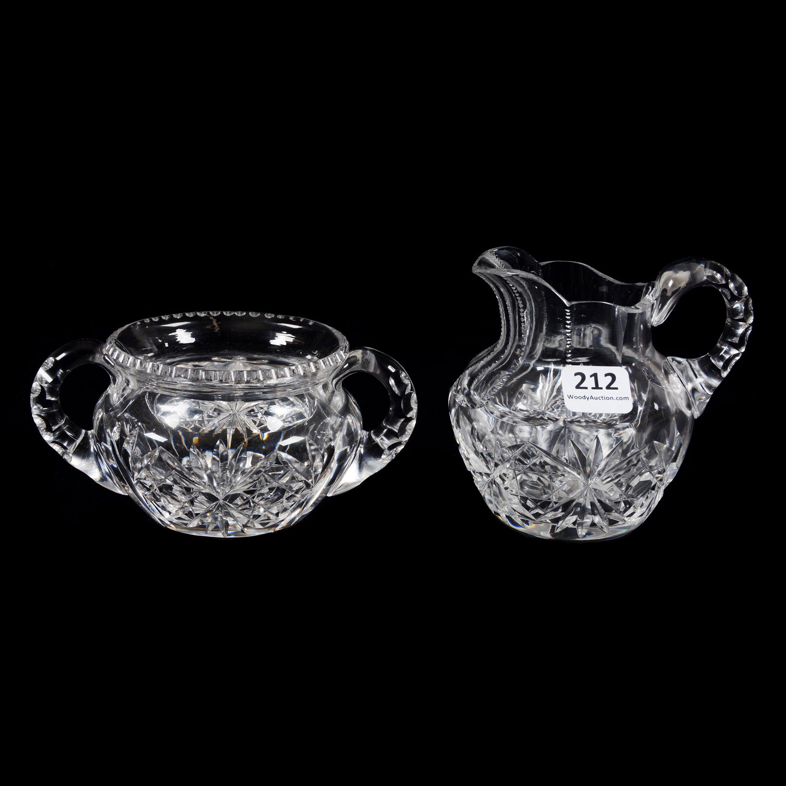 Creamer And Sugar, ABCG, Signed Hawkes (1 of 3)