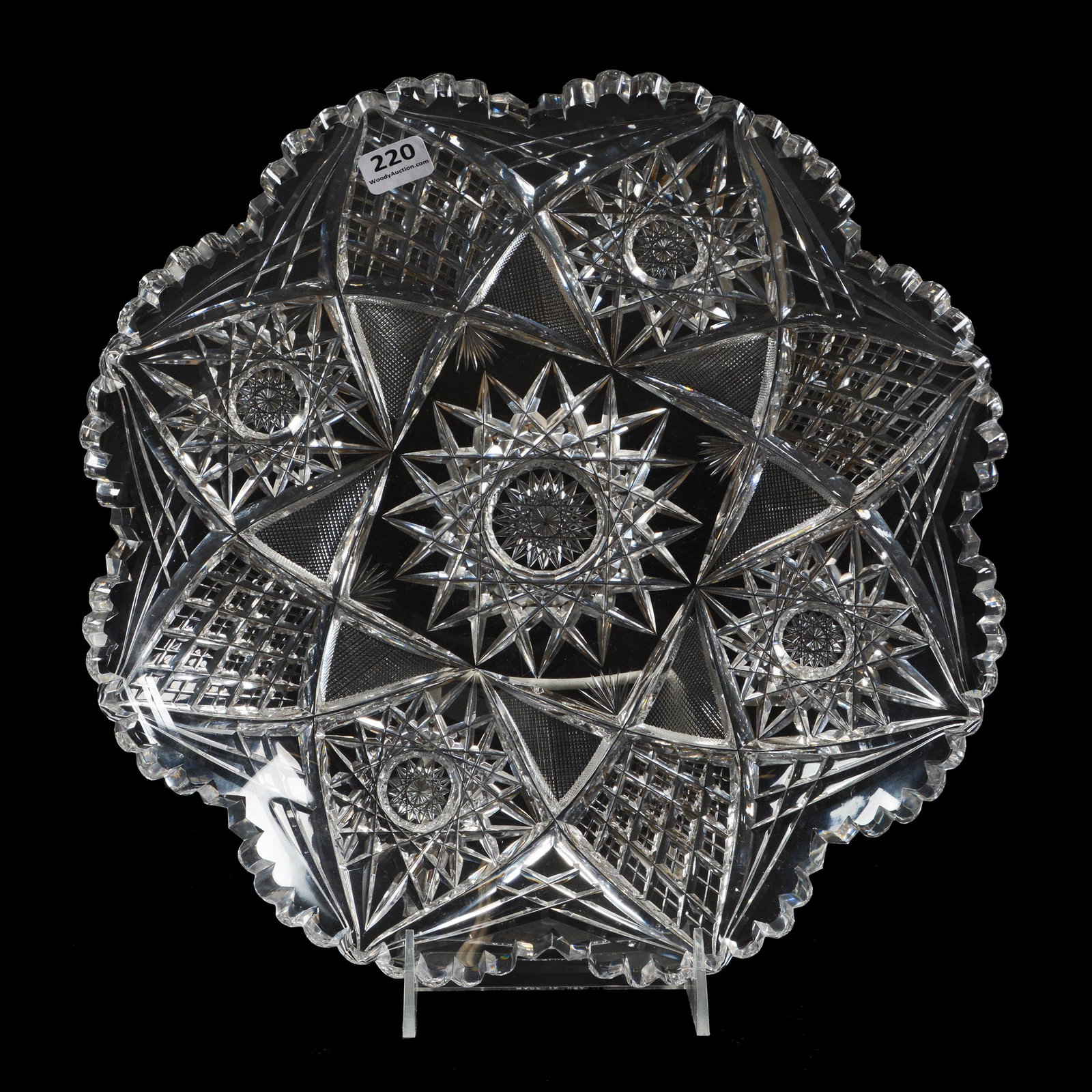 Round Tray, ABCG, Corinthian By Libbey (1 of 2)