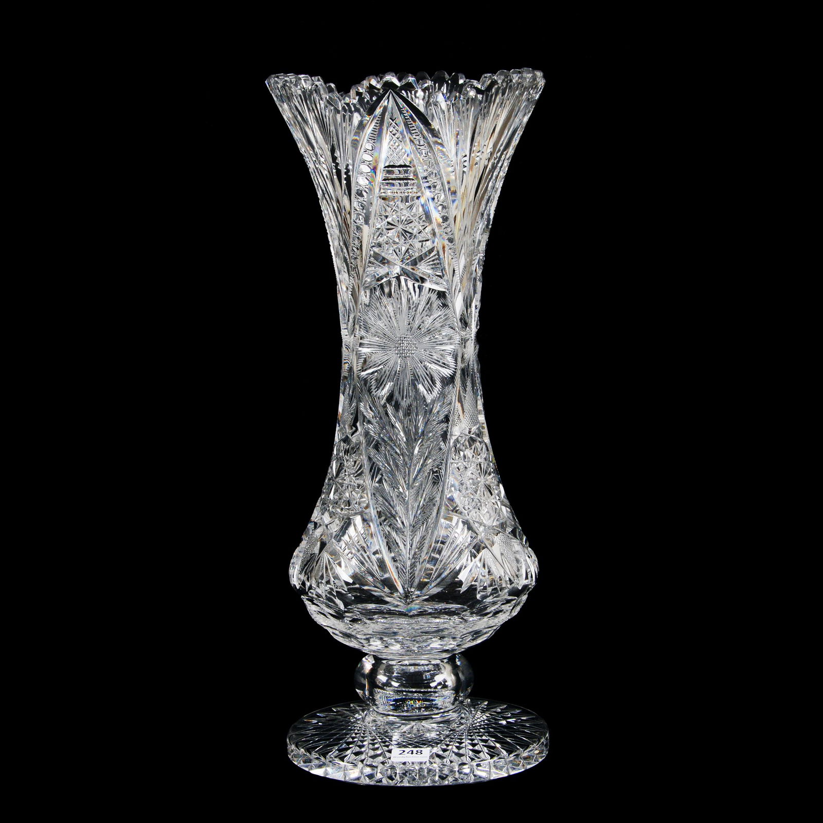 Pedestal Vase, ABCG, Daydream Pattern By American (1 of 3)