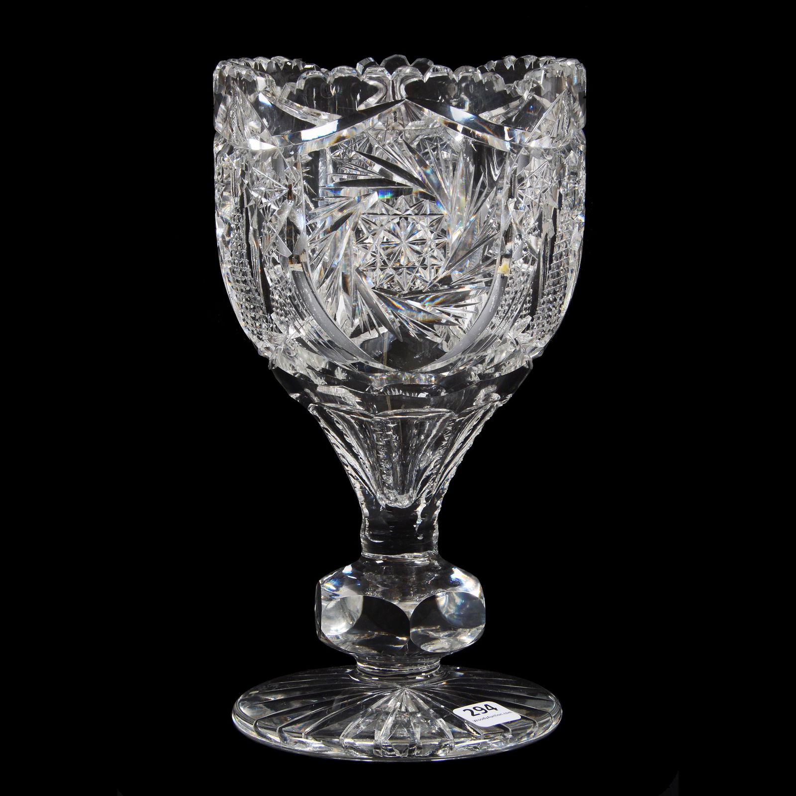 Pedestal Chalice Vase, ABCG (1 of 3)