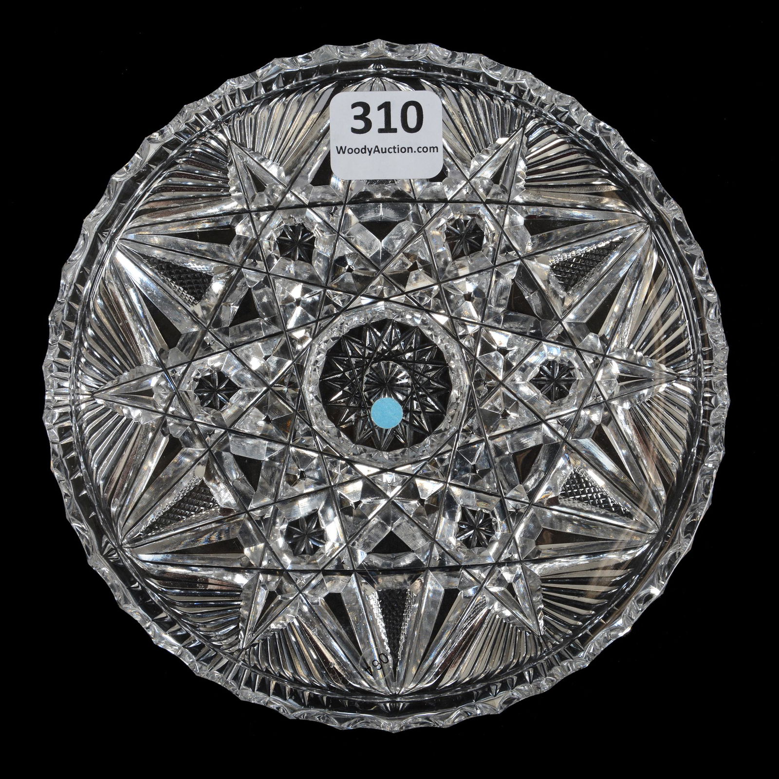 Wine Coaster, ABCG, Signed Libbey Pattern #206: Wine Coaster, ABCG, Signed Libbey Pattern #206, 5.25", Patricia And Vance White Collection. 10% Of The Proceeds From This Item Will Go To The Life For Little Lambs Children’s Ministry.